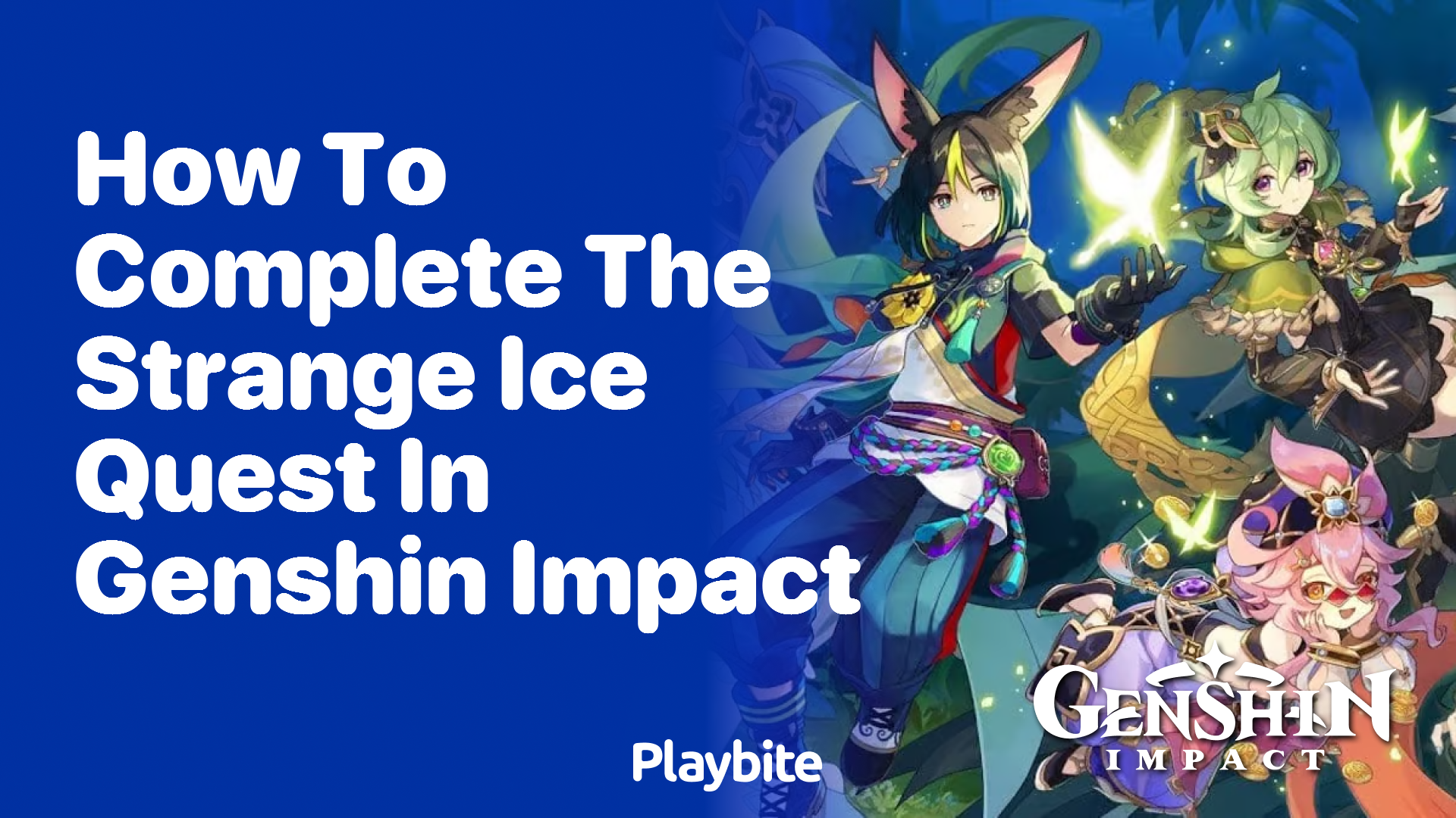 How to Complete the Strange Ice Quest in Genshin Impact