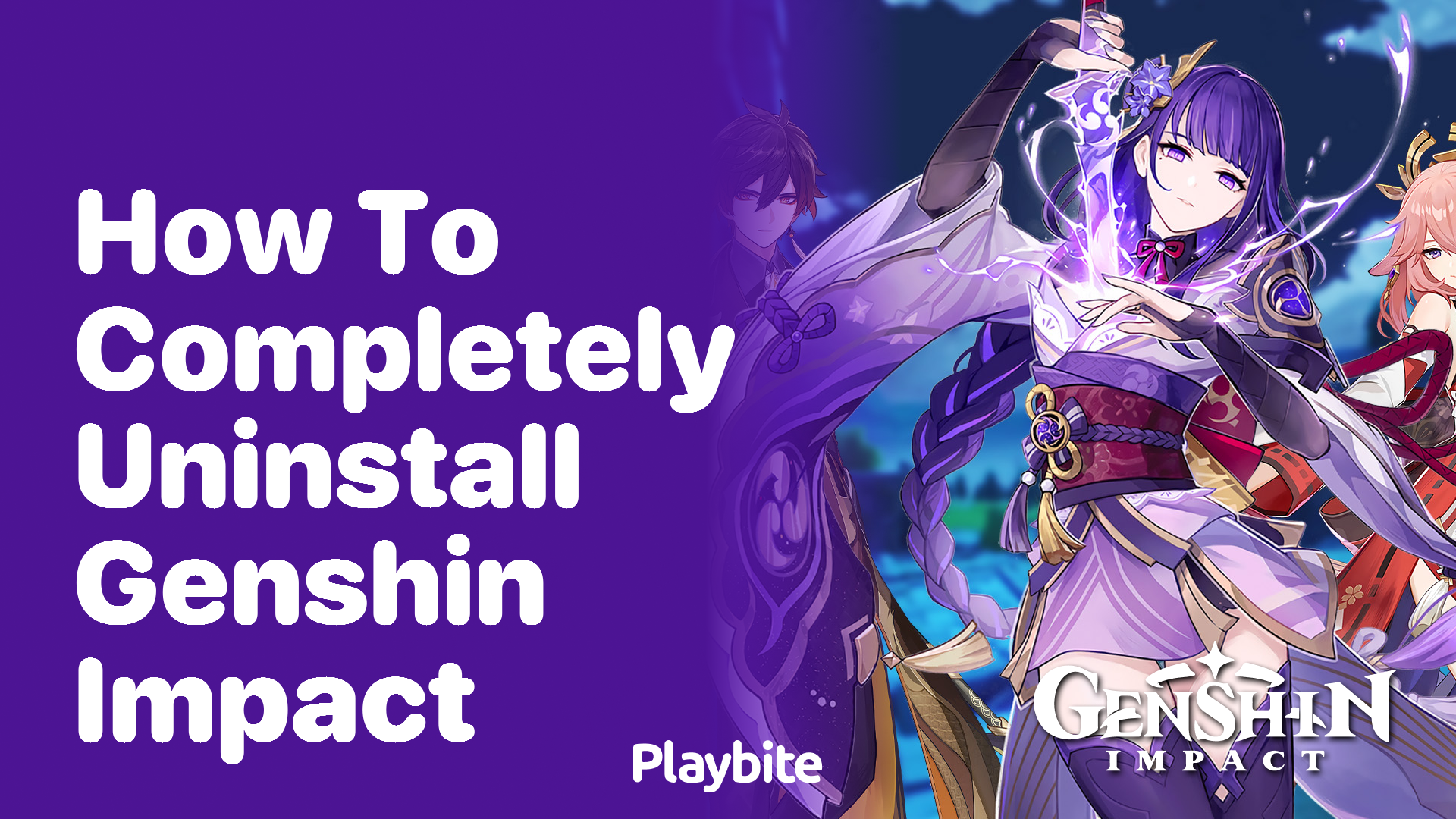 How to Completely Uninstall Genshin Impact