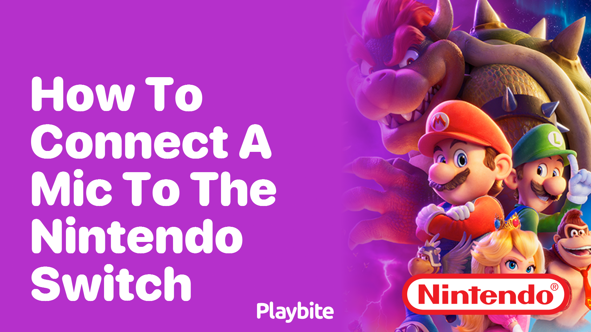 How to Connect a Mic to the Nintendo Switch