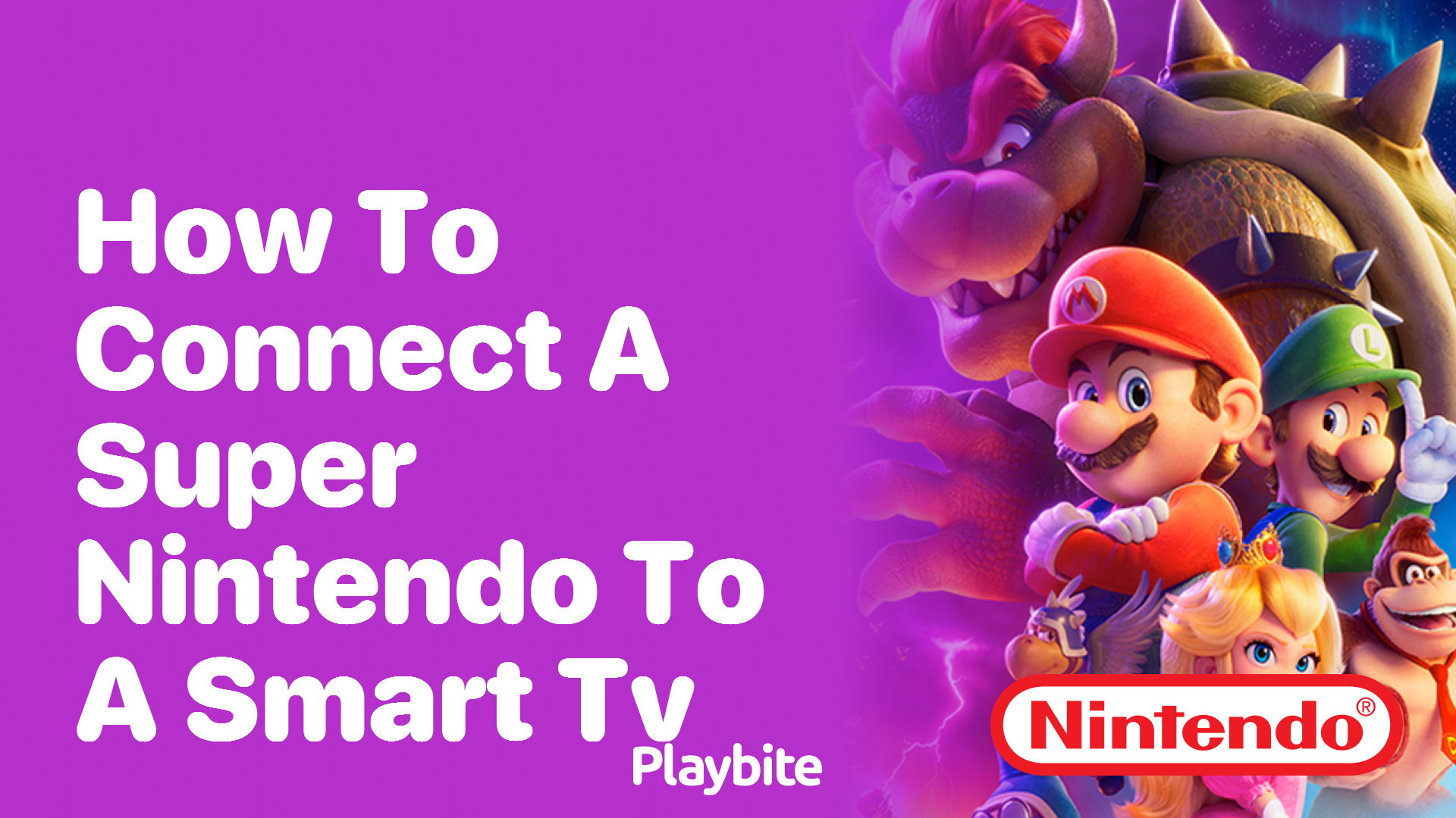 How to Connect a Super Nintendo to a Smart TV