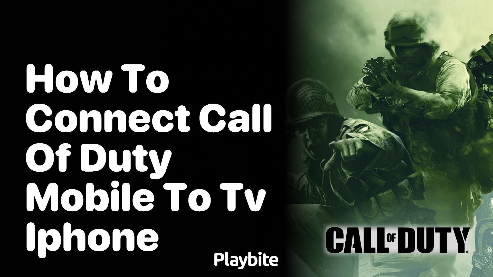 How to Connect Call of Duty Mobile to TV from an iPhone