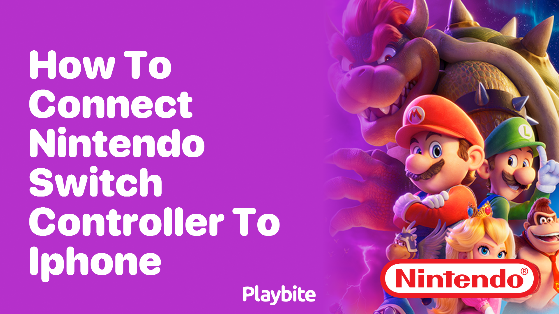 How to Connect Your Nintendo Switch Controller to Your iPhone