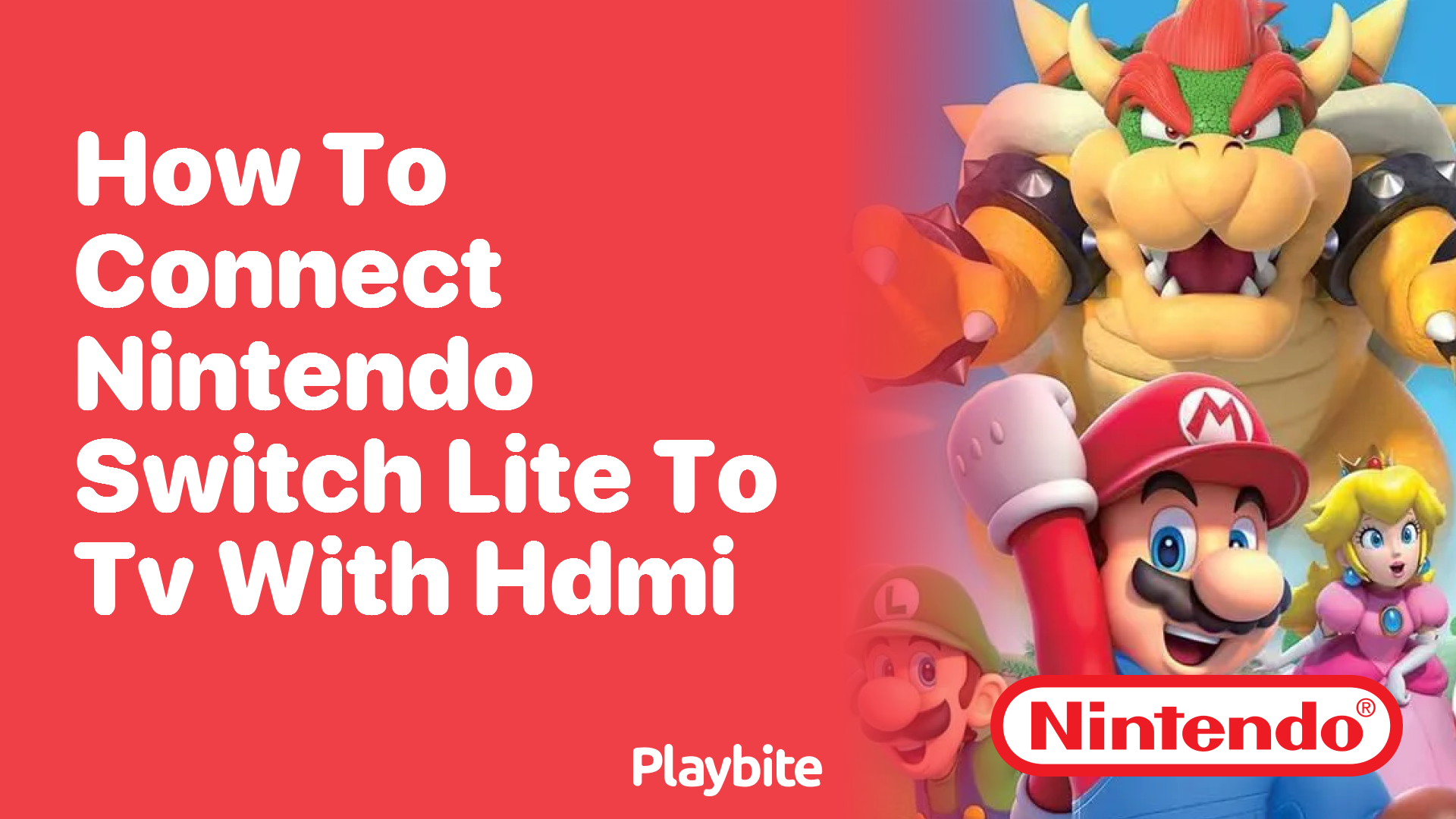 Connecting Your Nintendo Switch Lite to a TV with HDMI