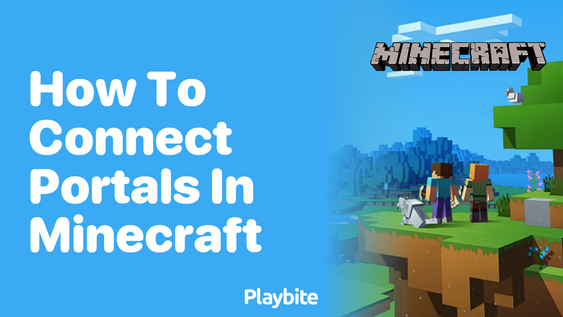 How to Connect Portals in Minecraft