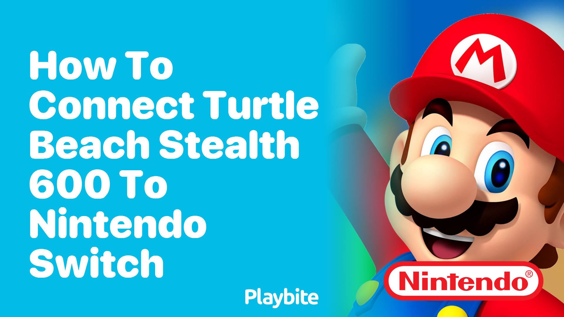 How to Connect Turtle Beach Stealth 600 to Nintendo Switch