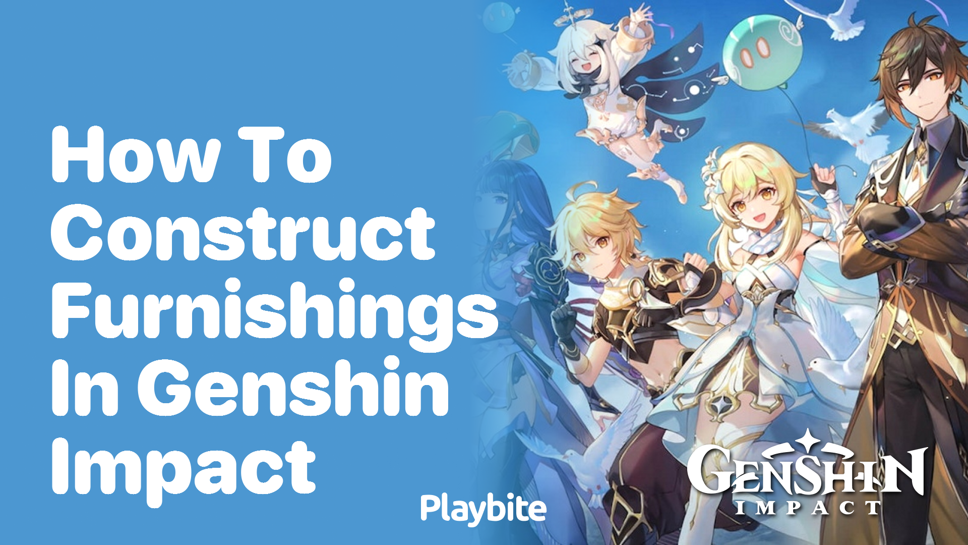 How to Construct Furnishings in Genshin Impact