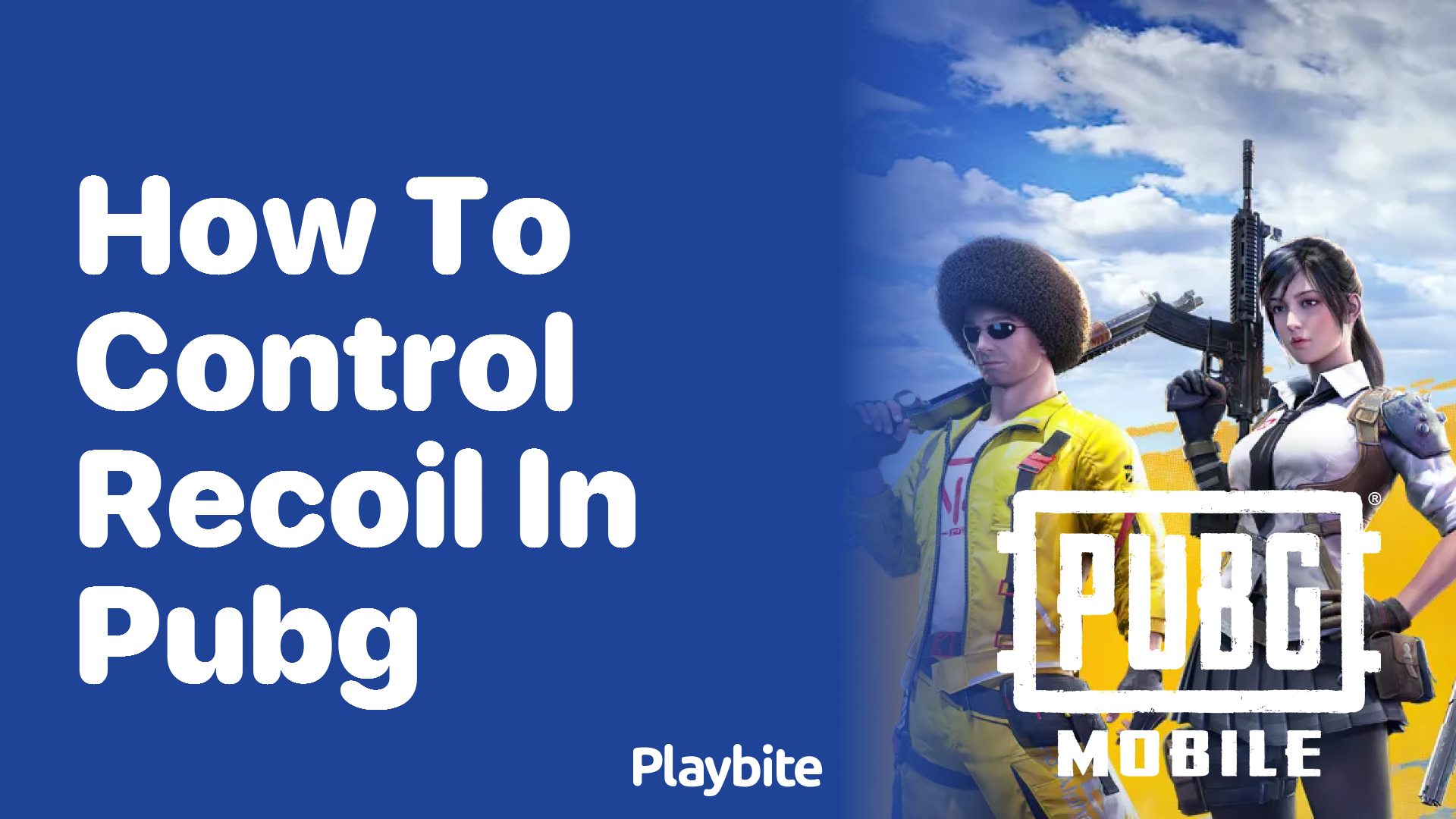 How to control recoil in PUBG Mobile