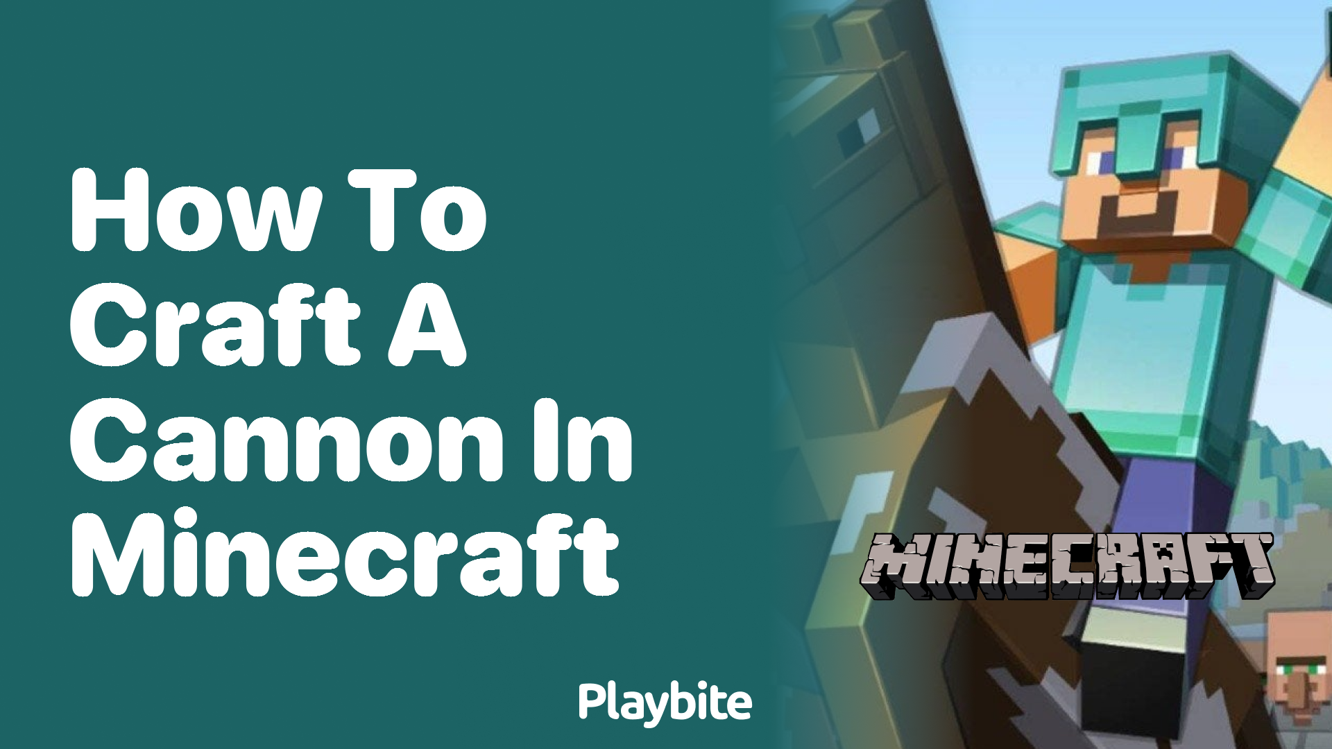 How to Craft a Cannon in Minecraft