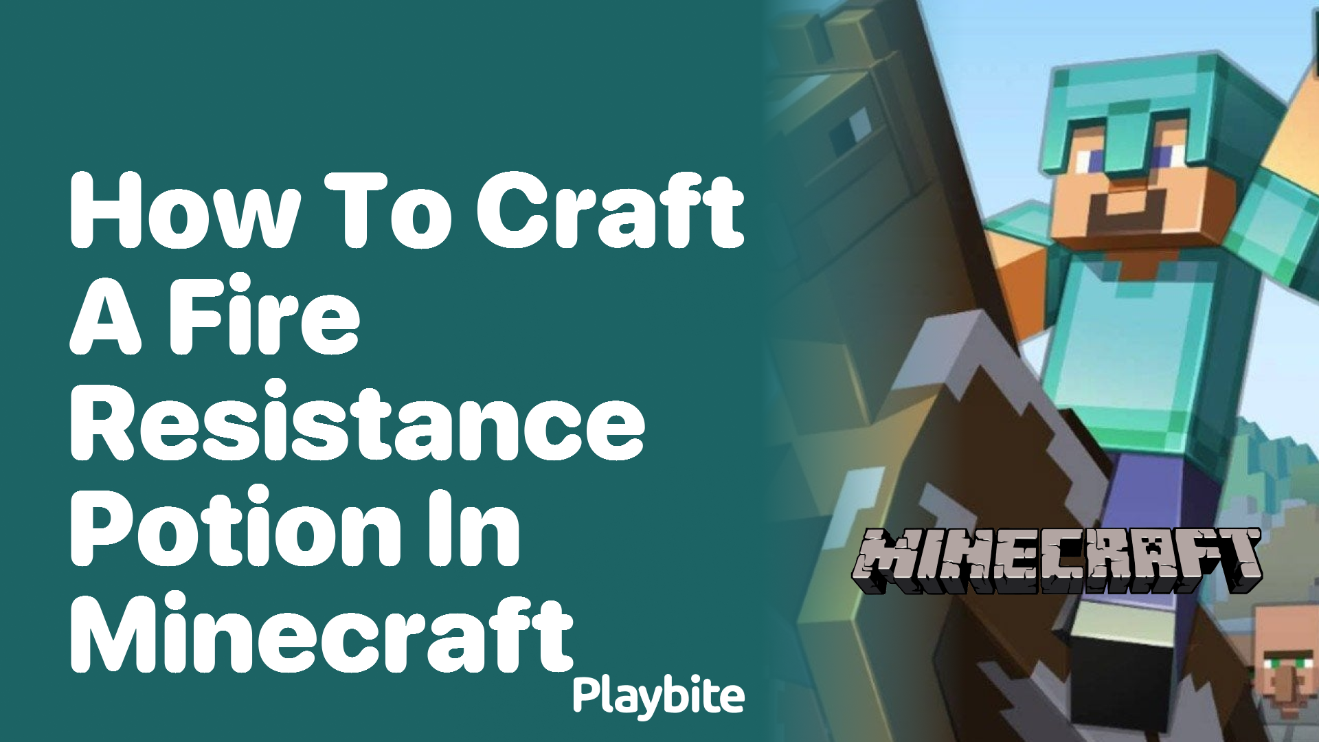 How to Craft a Fire Resistance Potion in Minecraft