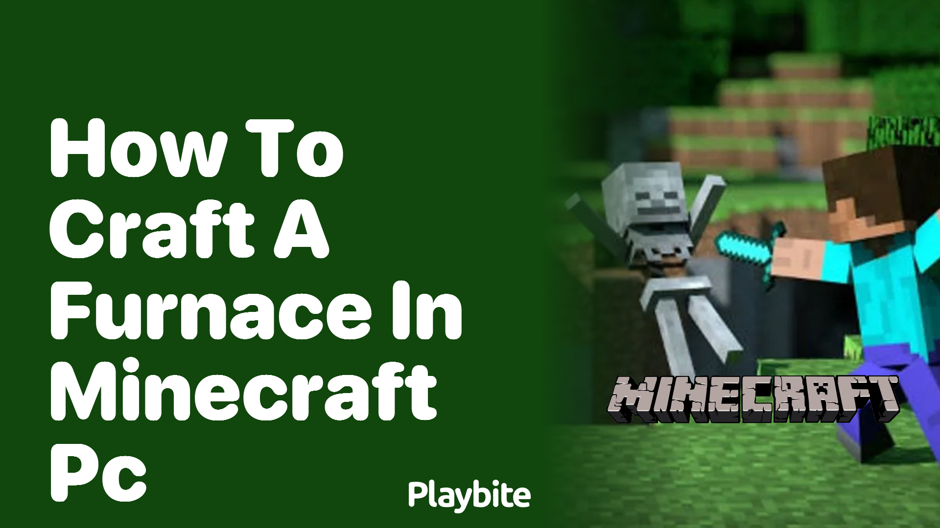 How to Craft a Furnace in Minecraft PC