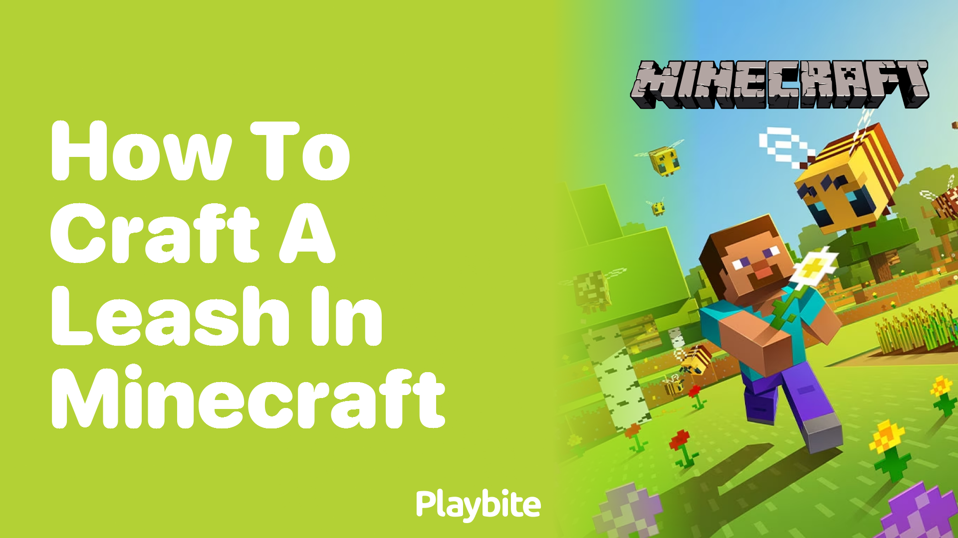 How to Craft a Leash in Minecraft Playbite