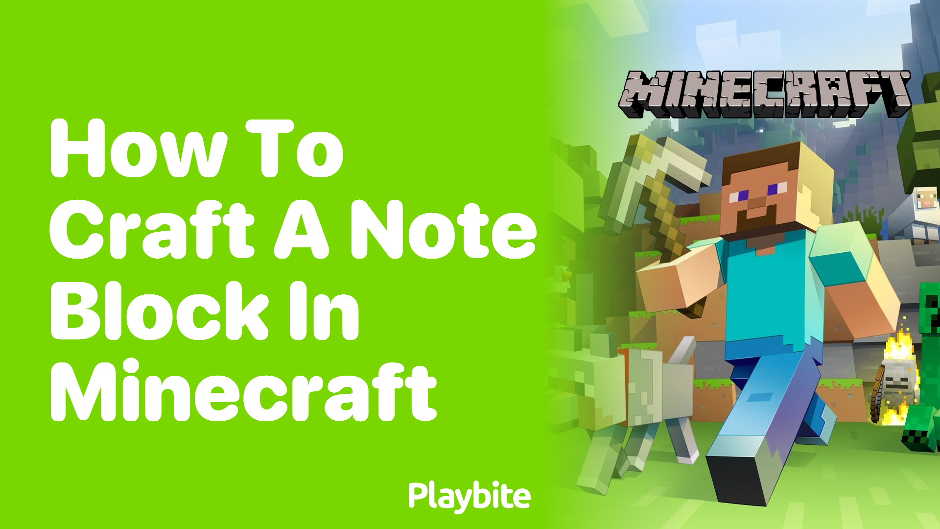 How to Craft a Note Block in Minecraft