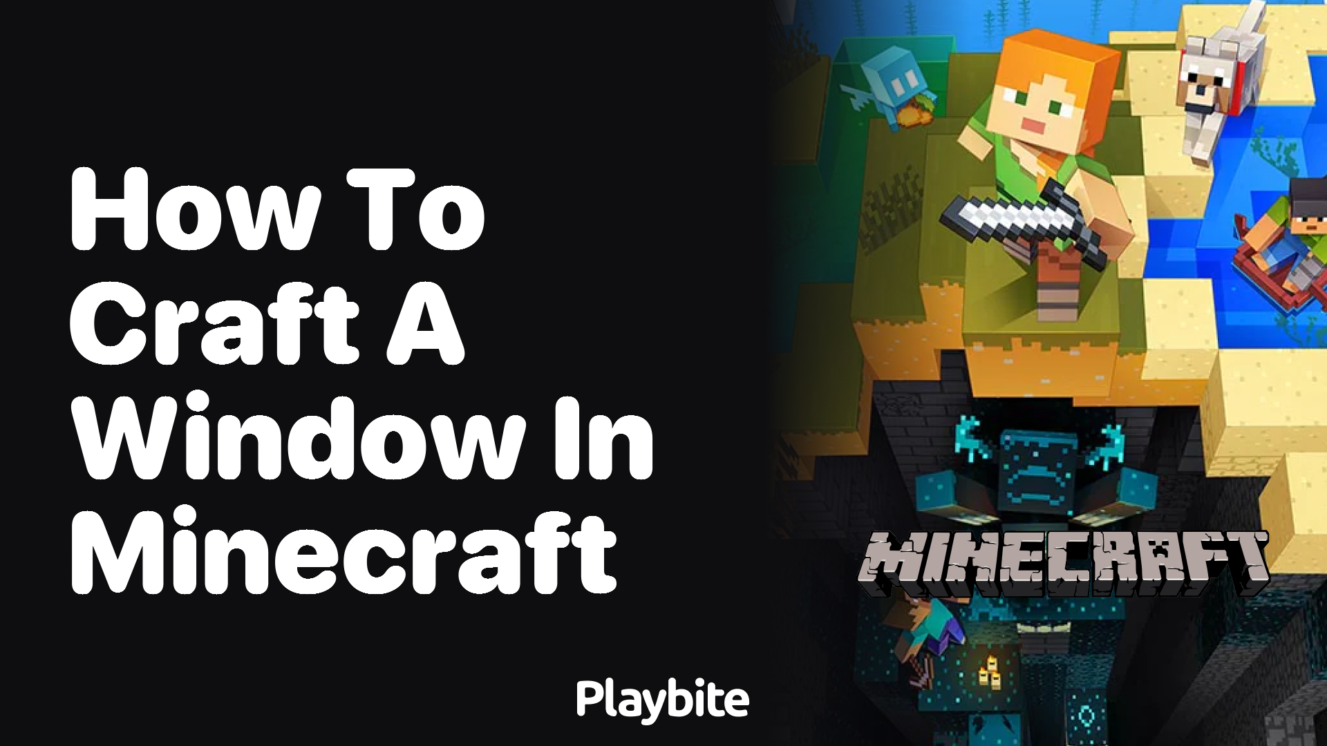 How to Craft a Window in Minecraft