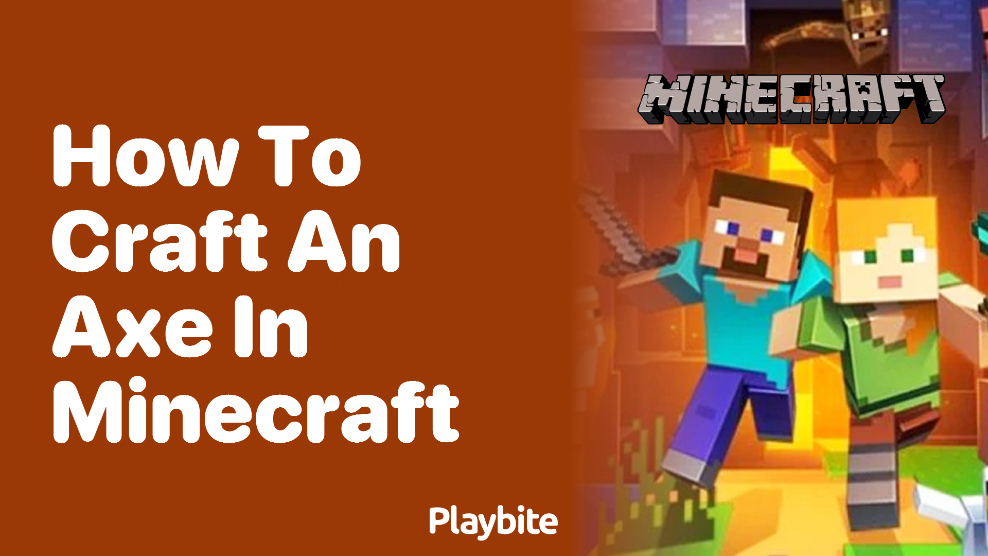 How to Craft an Axe in Minecraft