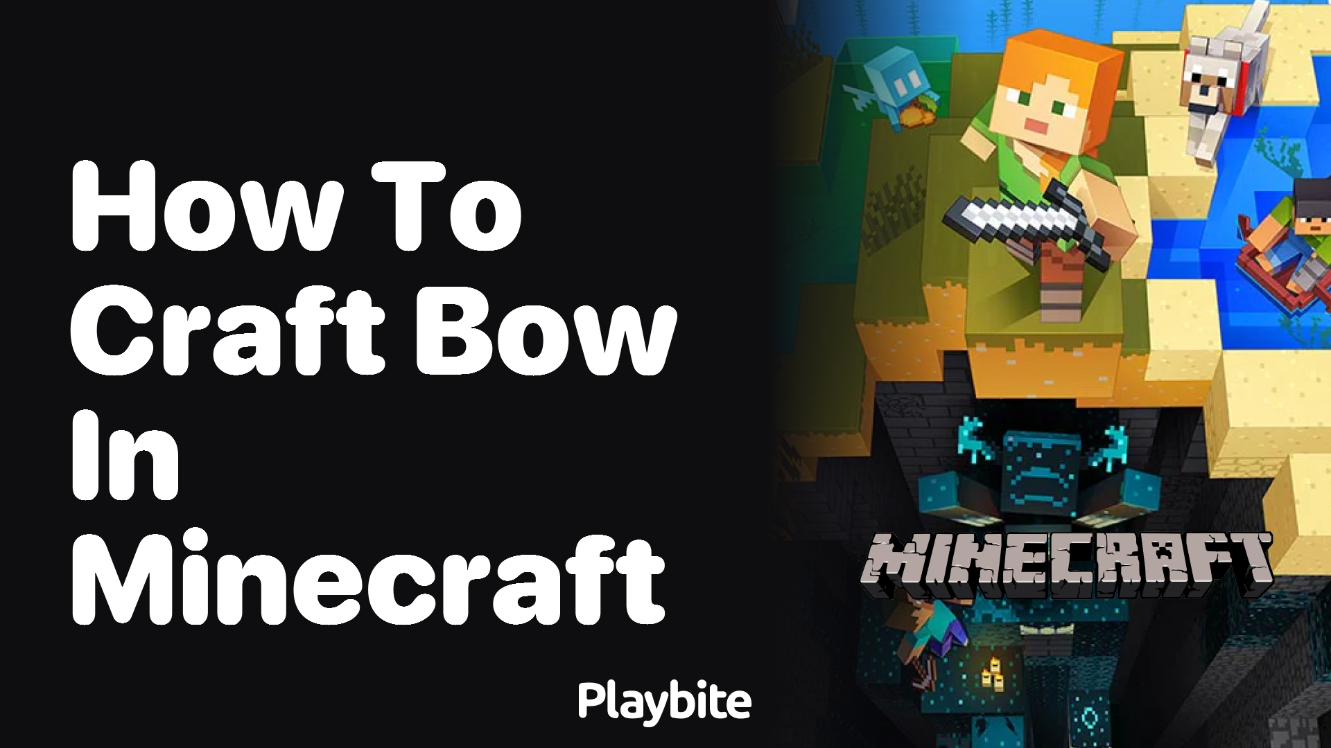How to Craft a Bow in Minecraft