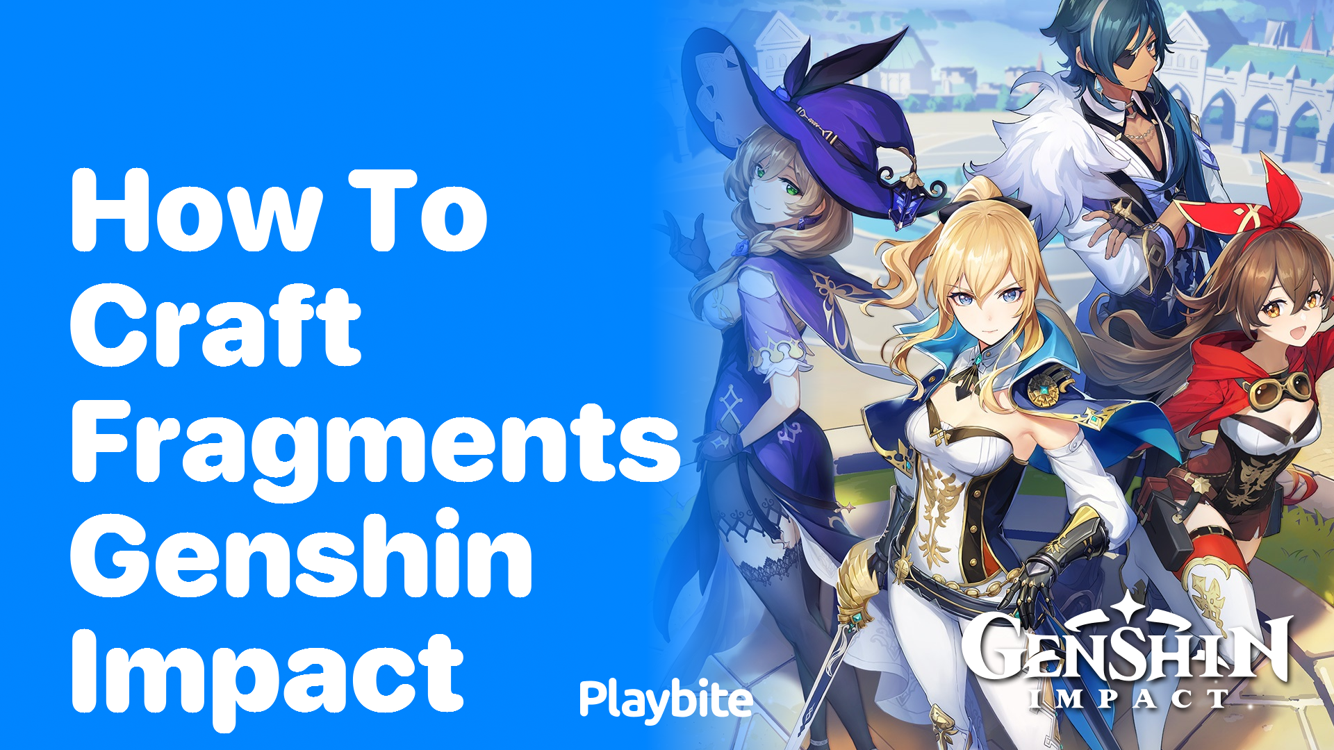 How to Craft Fragments in Genshin Impact