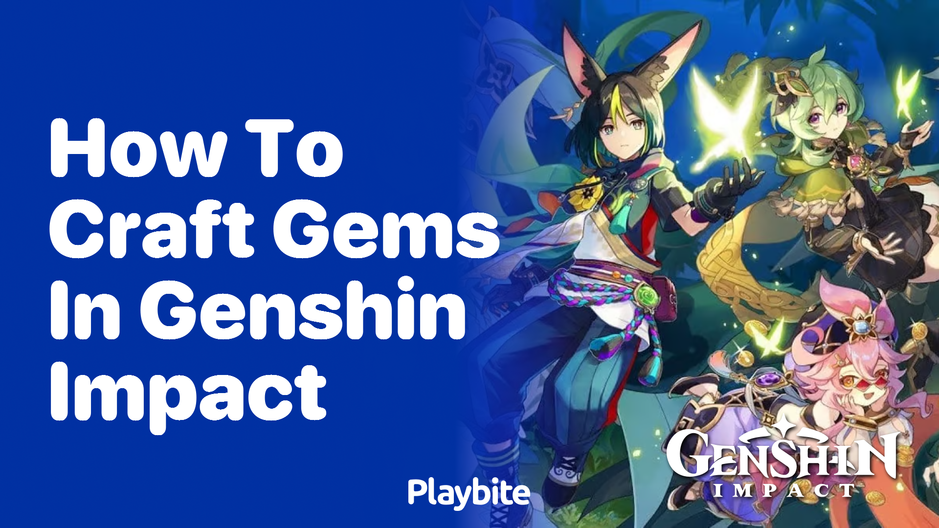 How to Craft Gems in Genshin Impact