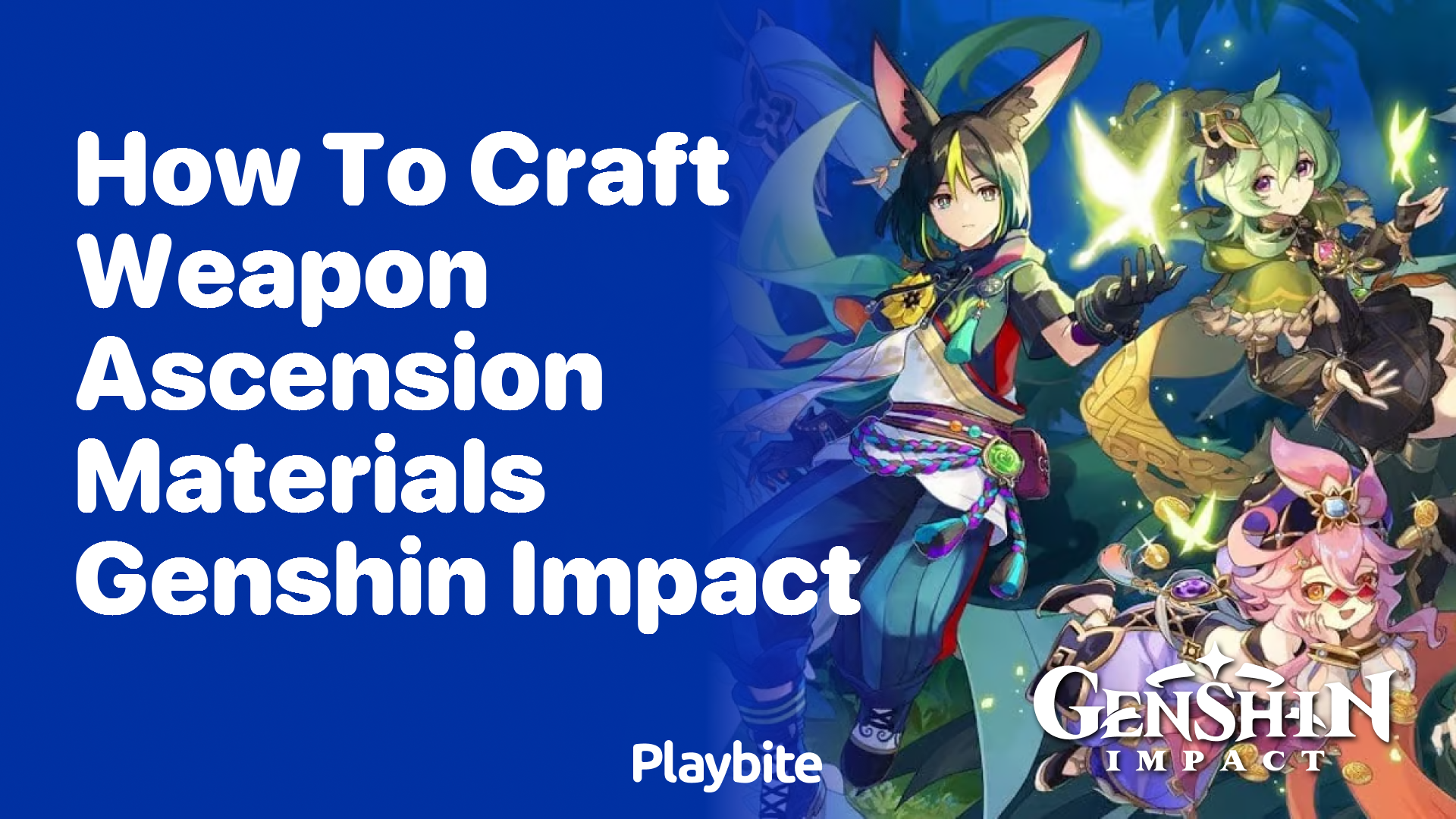 How to Craft Weapon Ascension Materials in Genshin Impact