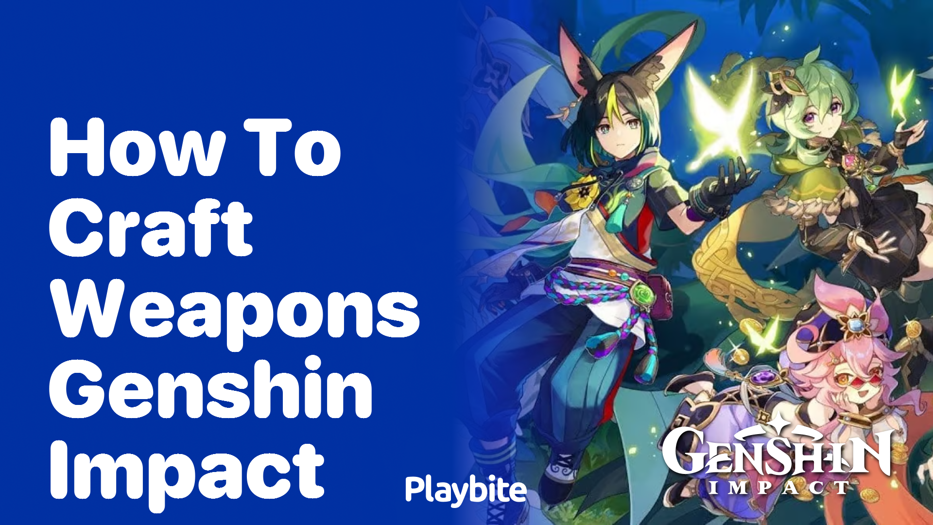 How to Craft Weapons in Genshin Impact