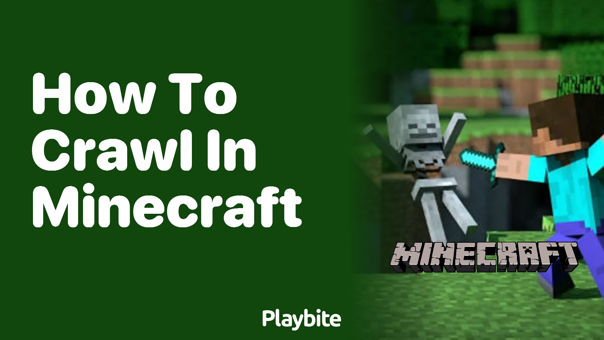 How to Crawl in Minecraft: A Fun Guide