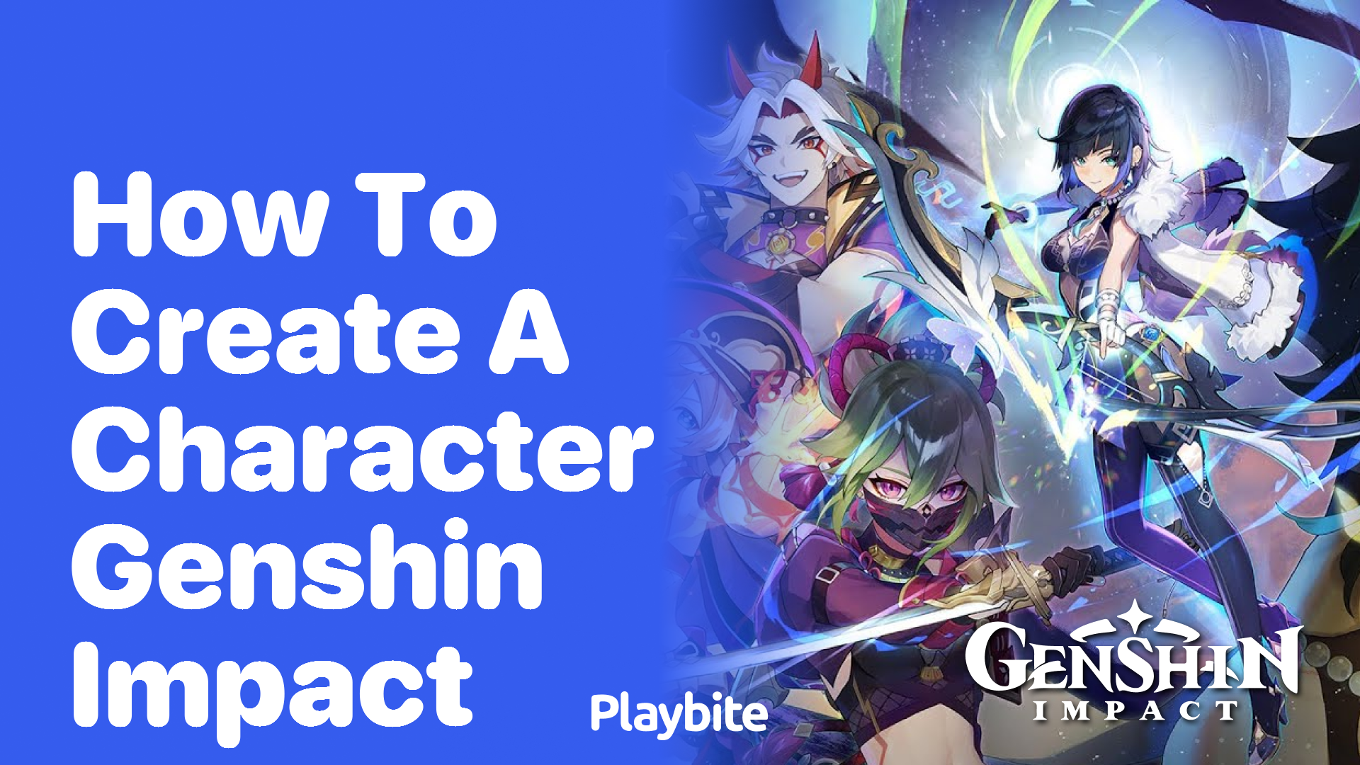 How to Create a Character in Genshin Impact