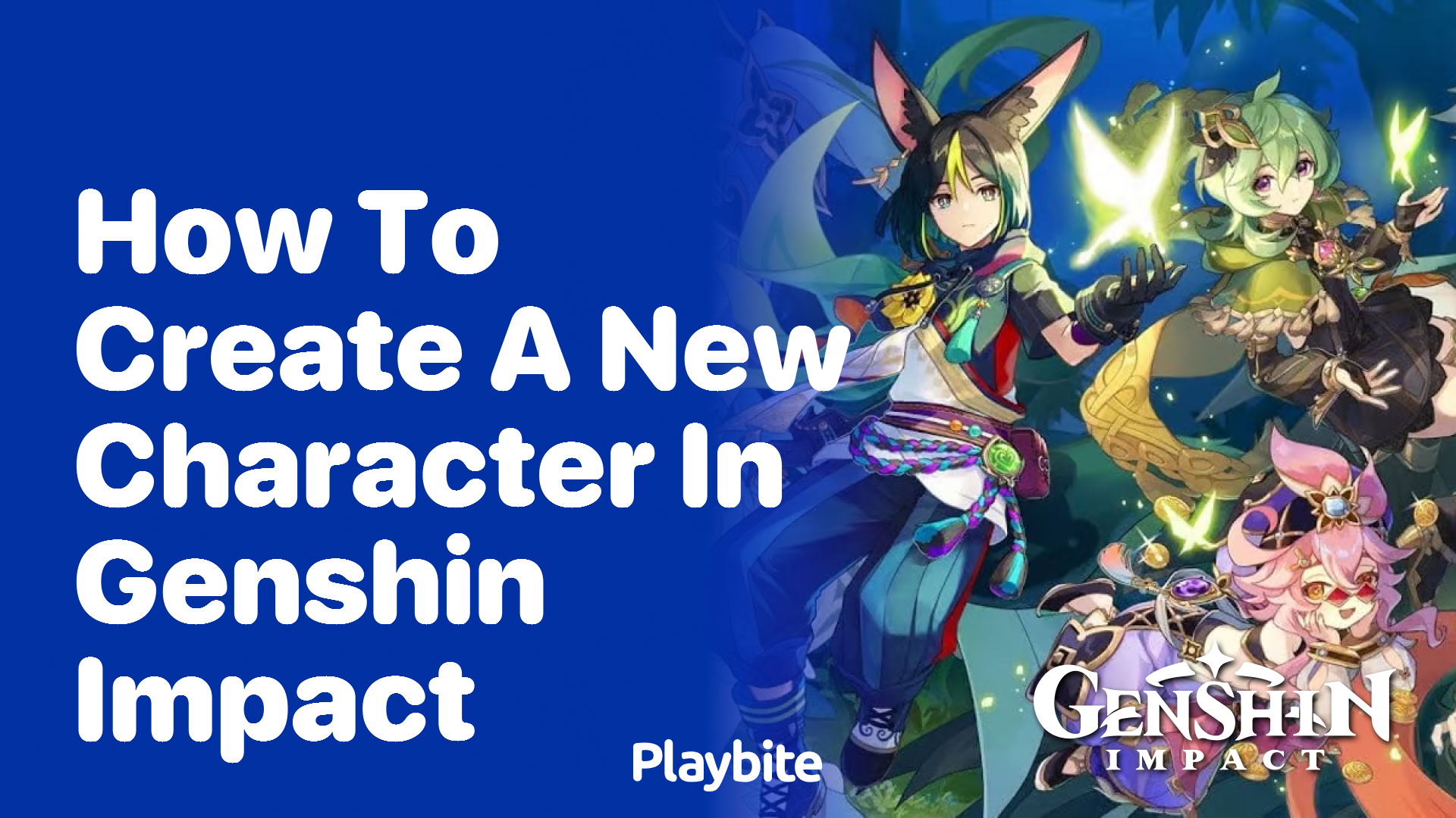How to Create a New Character in Genshin Impact