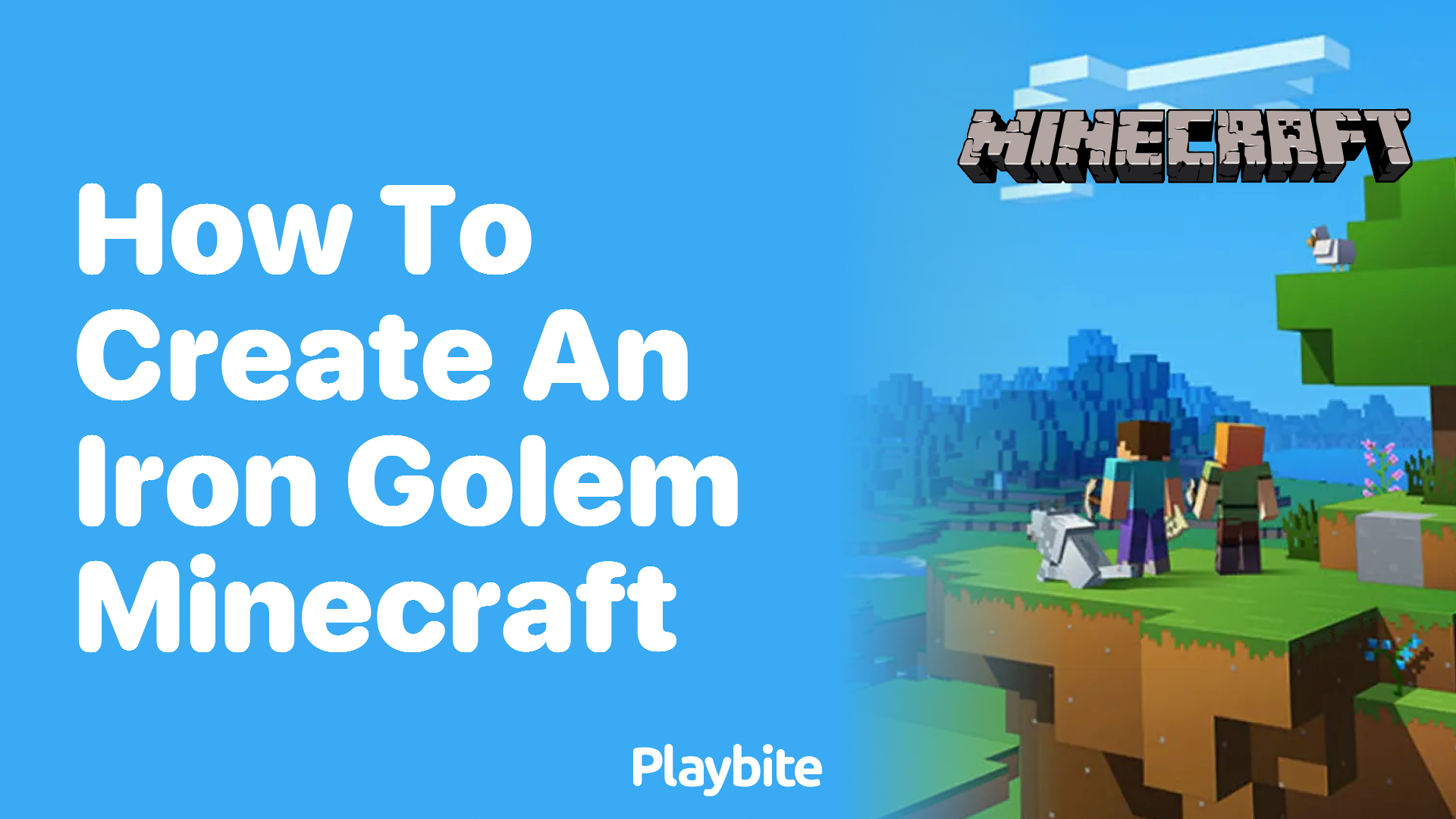 How to Create an Iron Golem in Minecraft