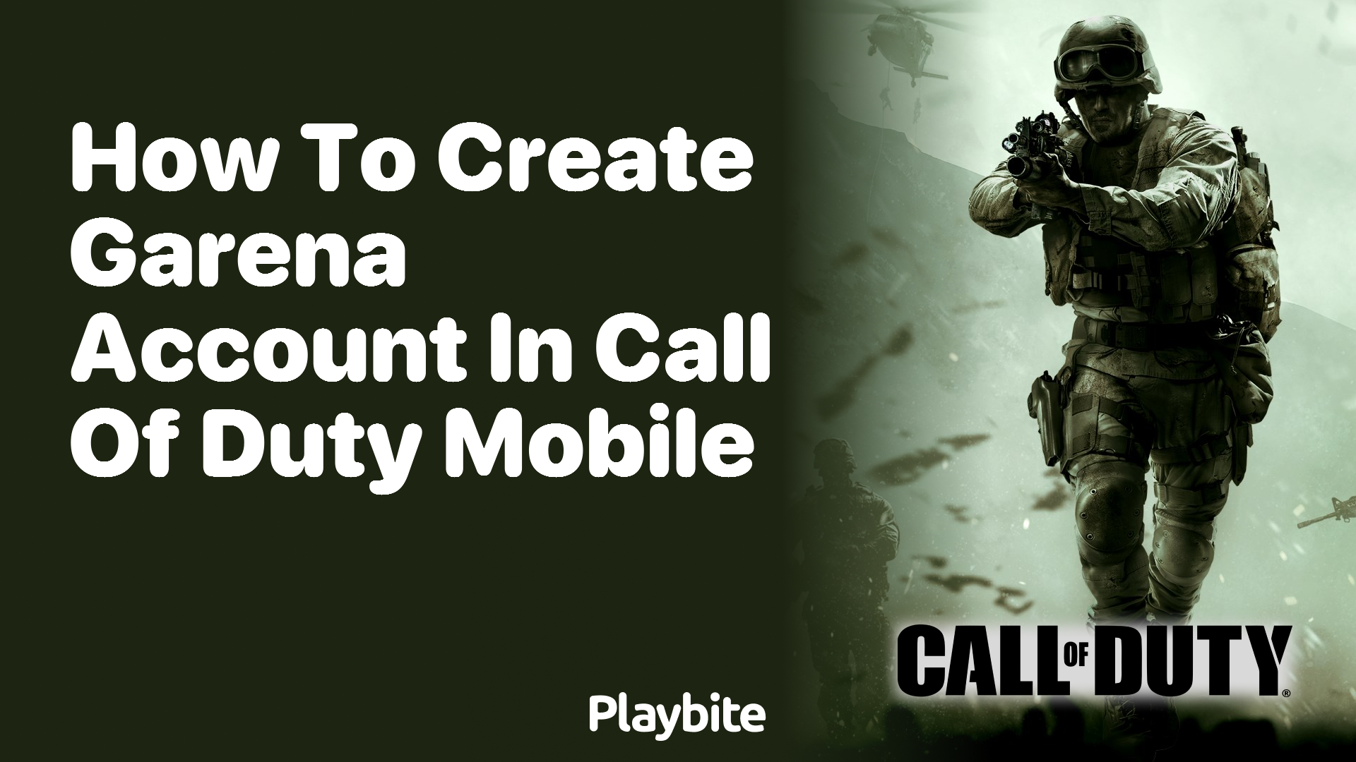 How to Create a Garena Account in Call of Duty Mobile
