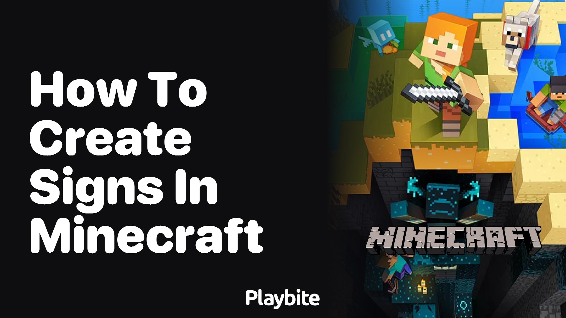 How to Create Signs in Minecraft - Playbite