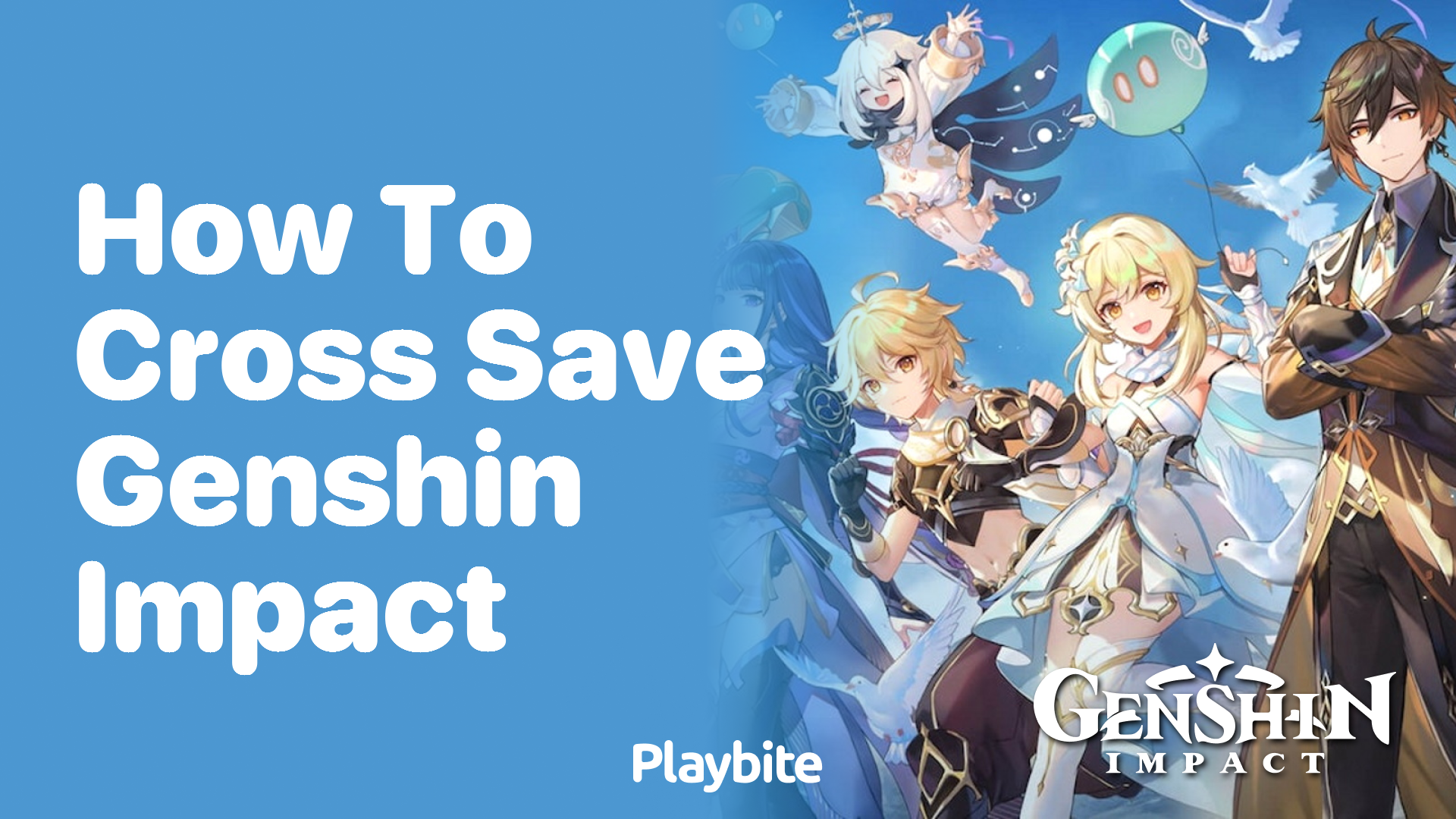 How to Cross-Save in Genshin Impact