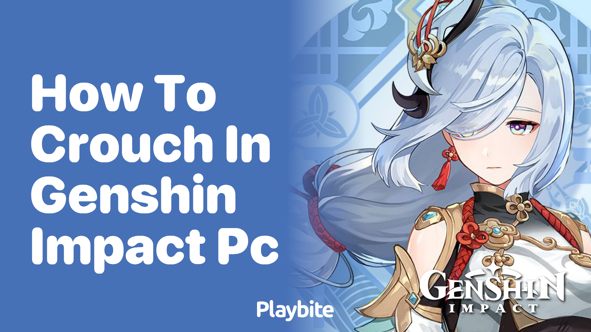 How to Crouch in Genshin Impact PC