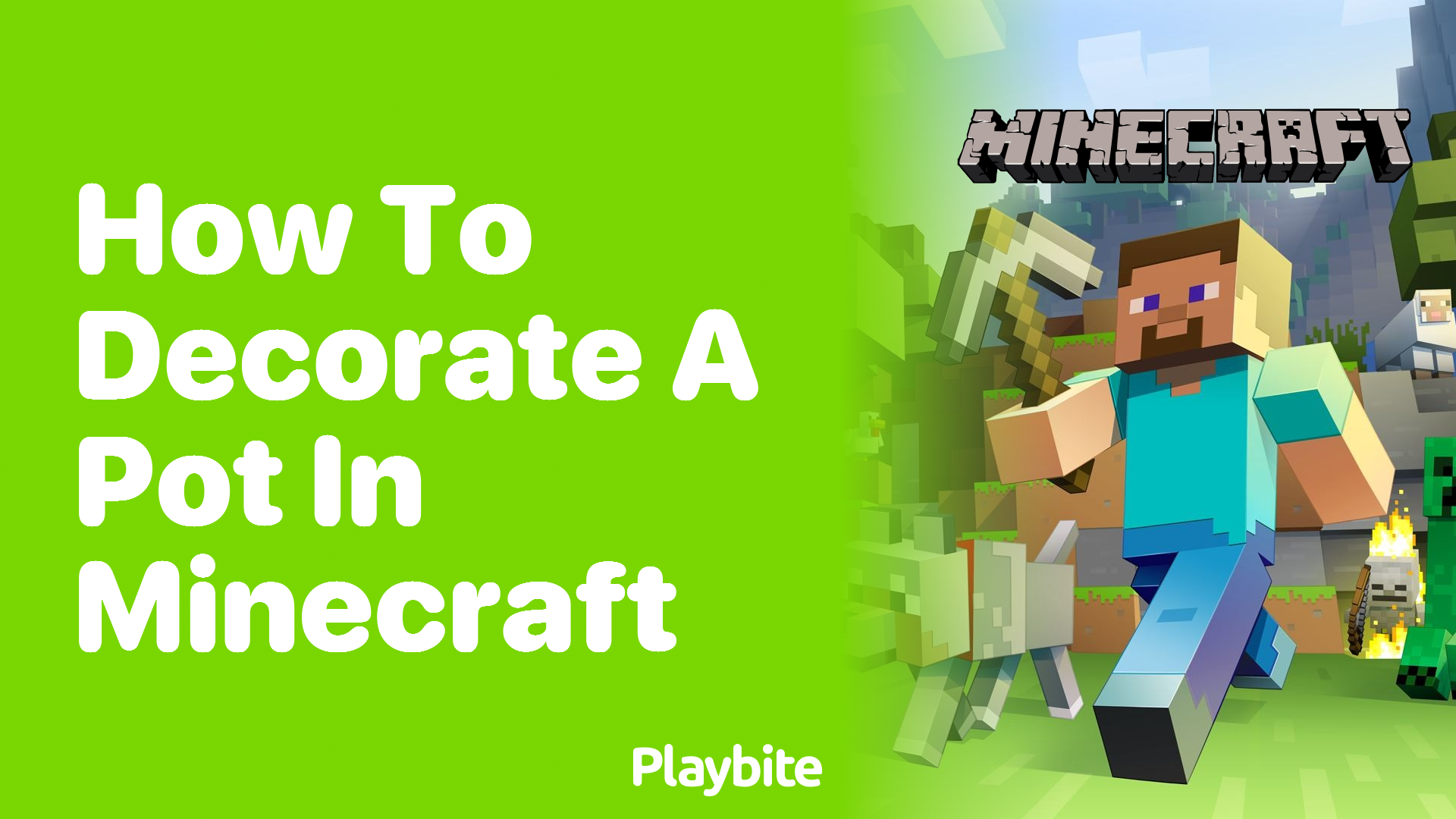 How to Decorate a Pot in Minecraft