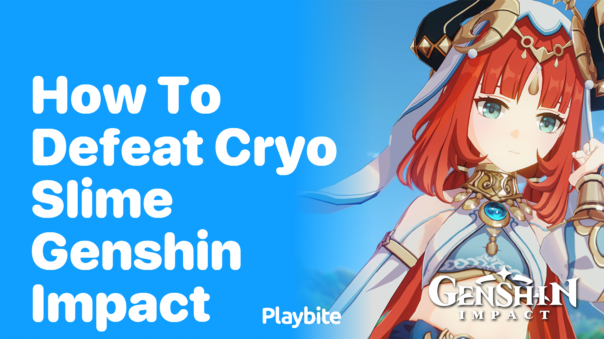 How to Defeat Cryo Slime in Genshin Impact