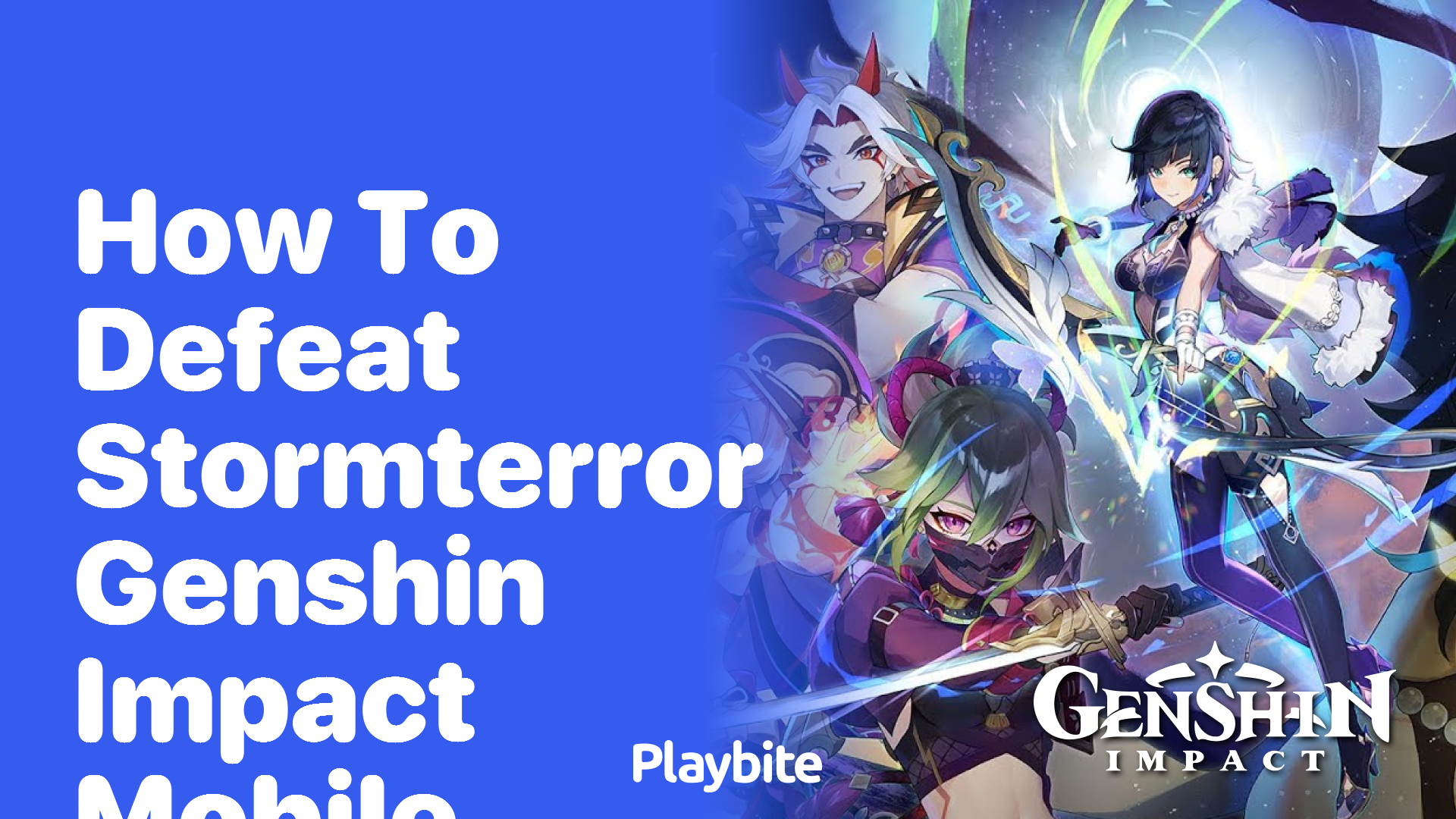 How to Defeat Stormterror in Genshin Impact Mobile