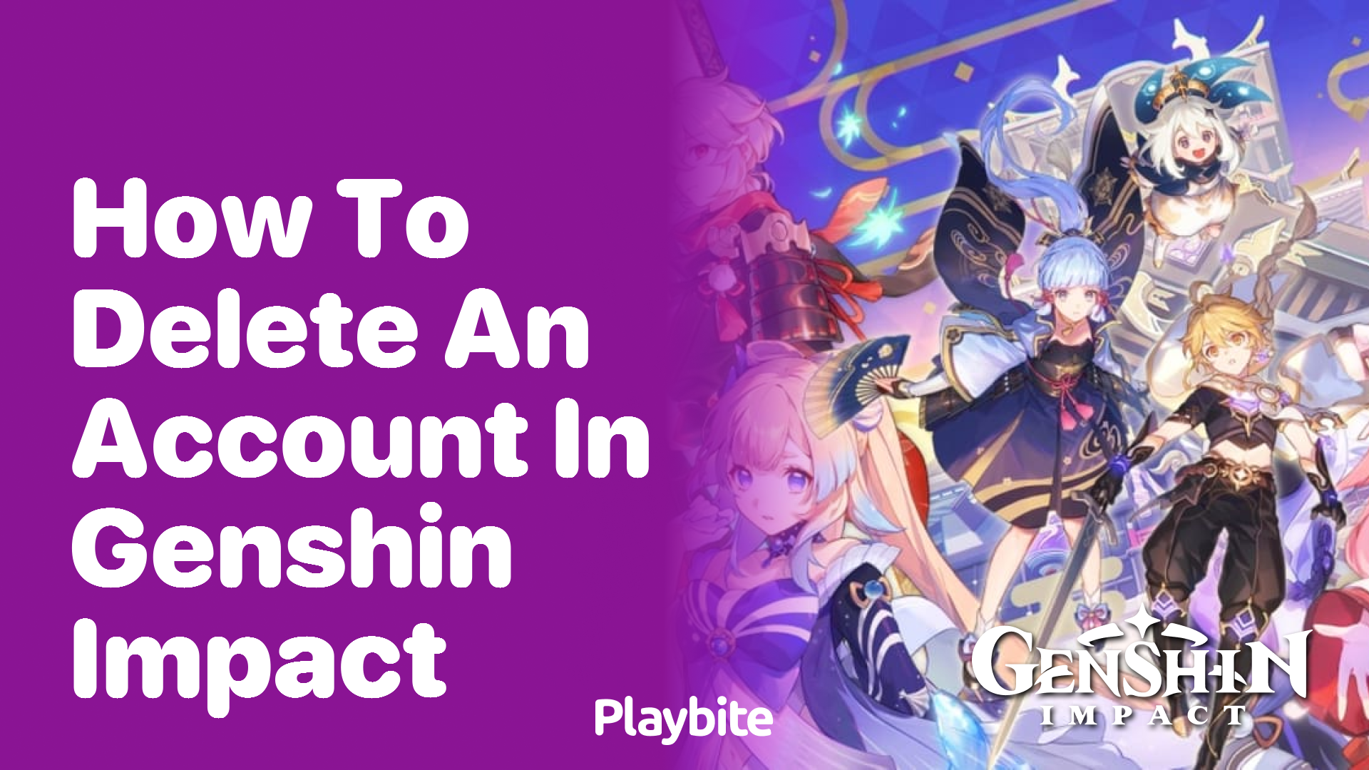 How to Delete an Account in Genshin Impact: A Simple Guide