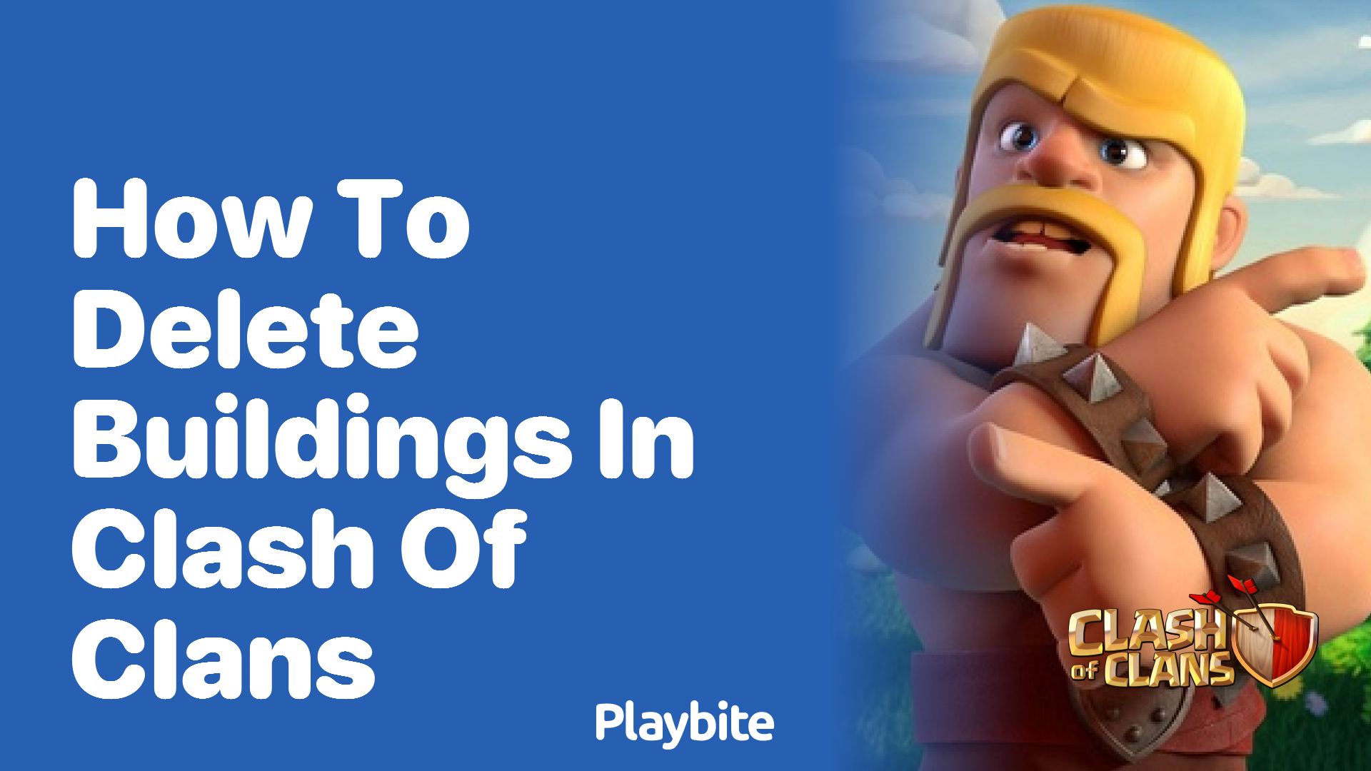 How to Delete Buildings in Clash of Clans