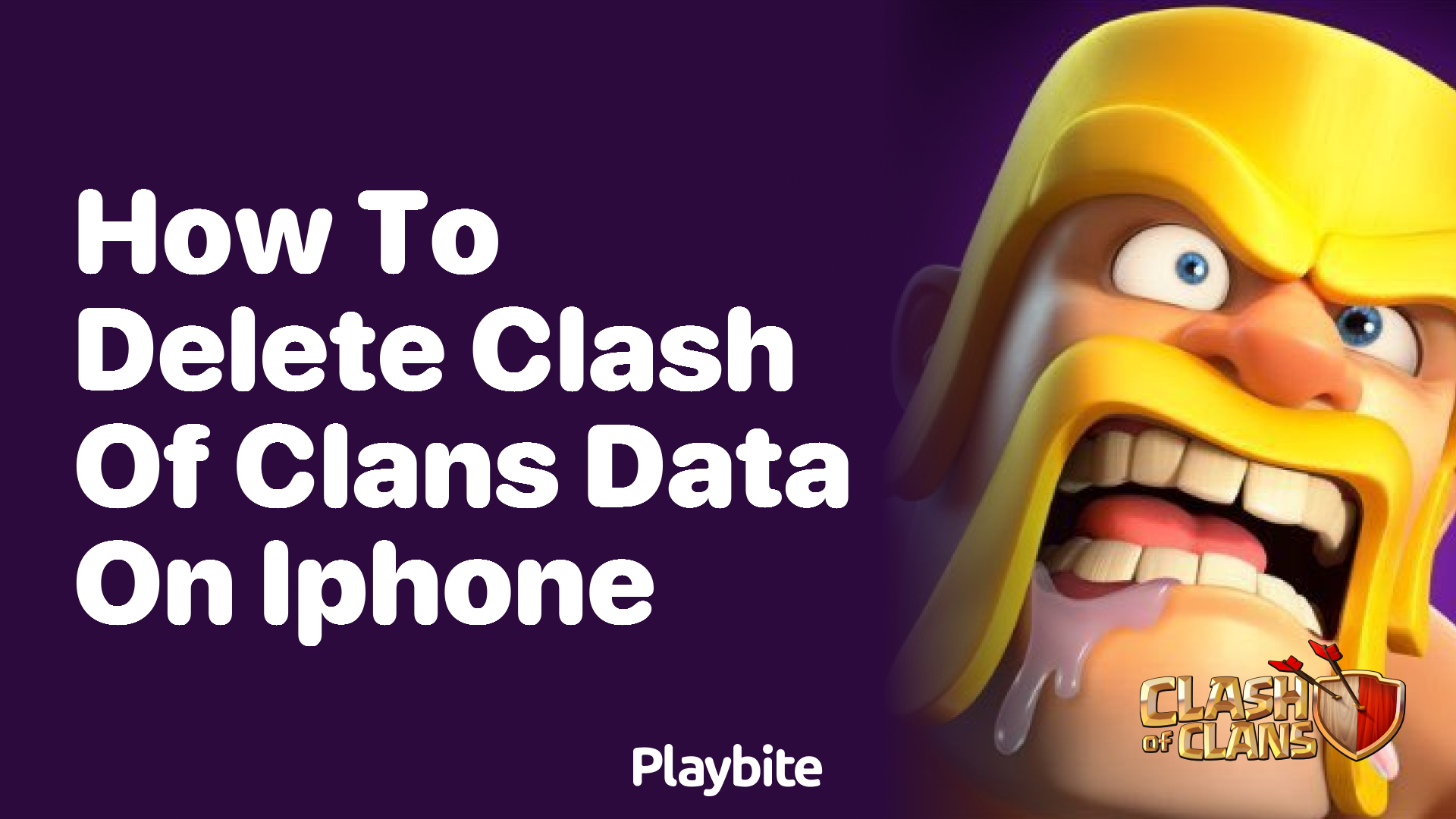 How to Delete Clash of Clans Data on iPhone