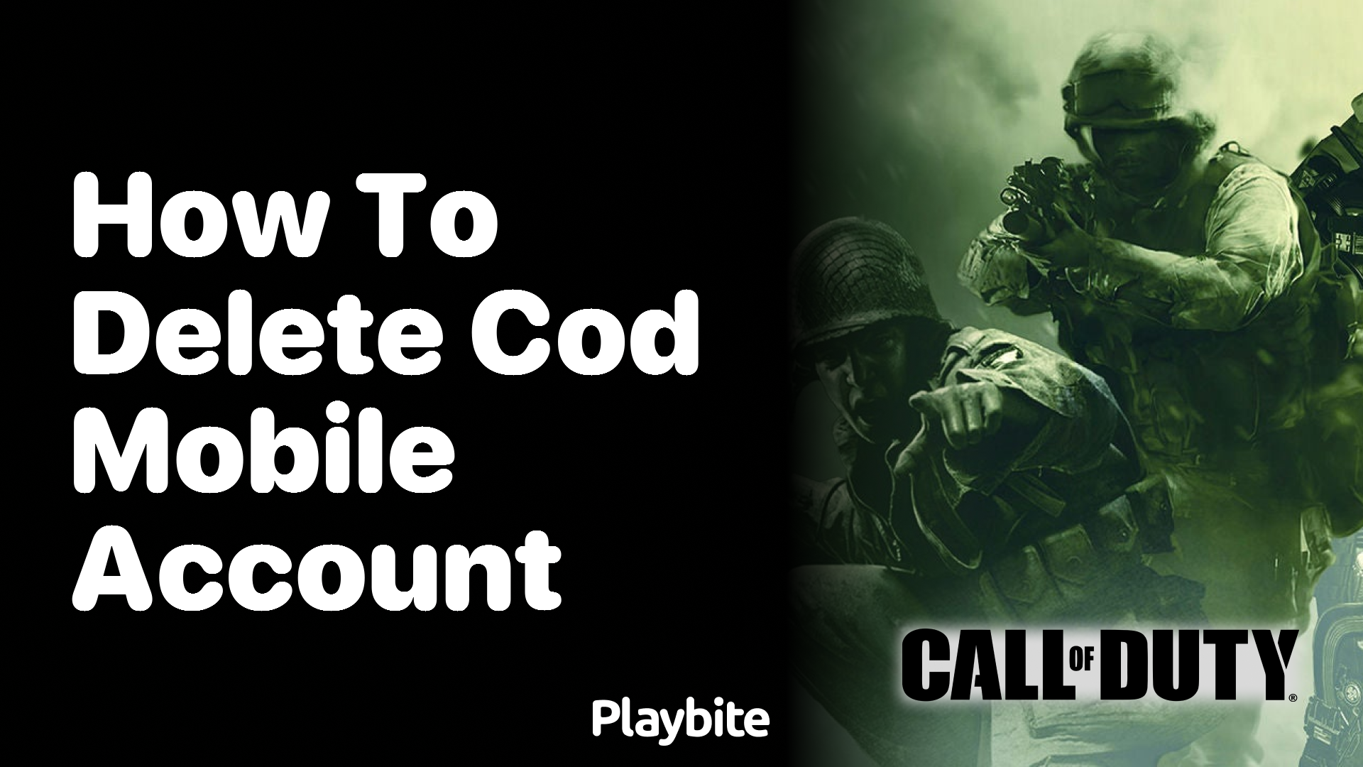 How to Delete Your COD Mobile Account Playbite
