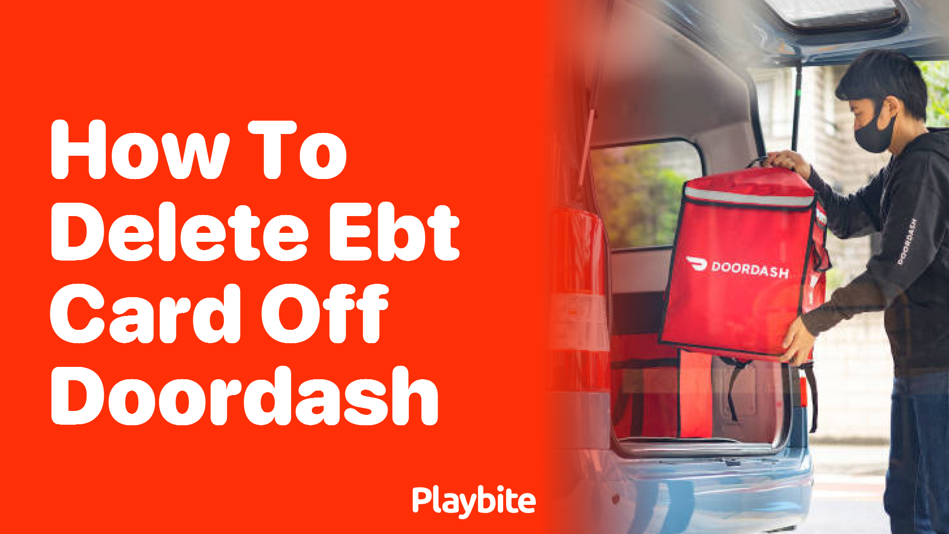 How to Remove an EBT Card From DoorDash
