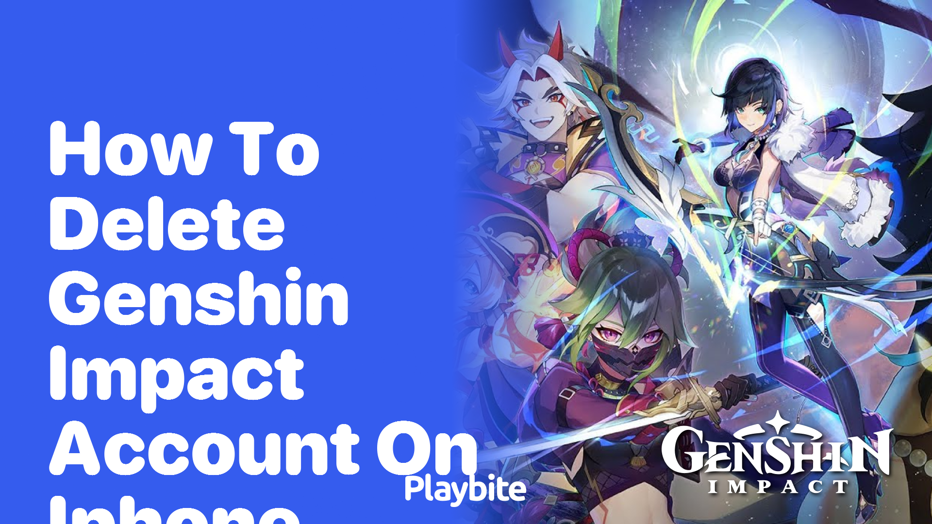 How to Delete a Genshin Impact Account on iPhone