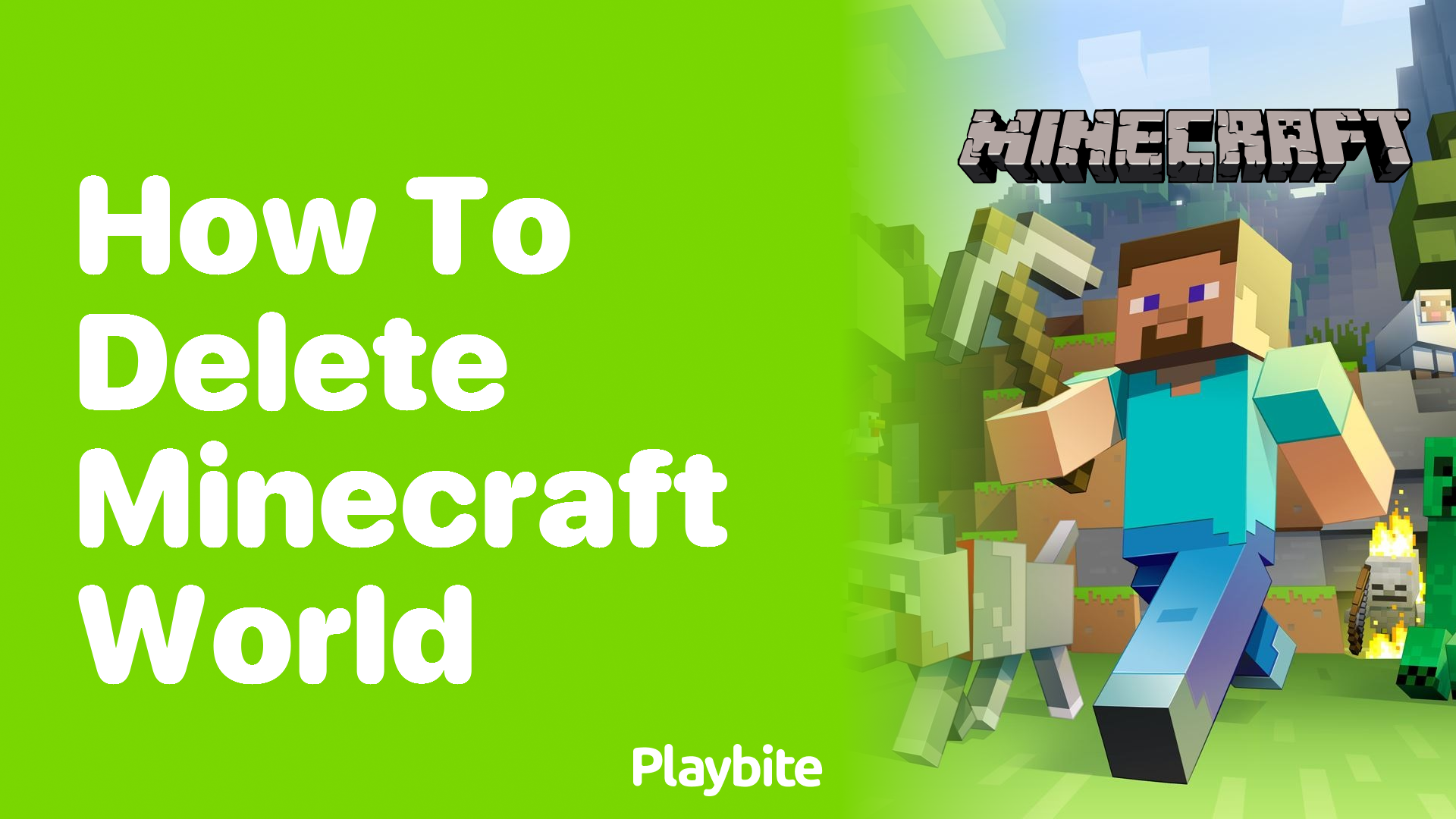 How to Delete a Minecraft World