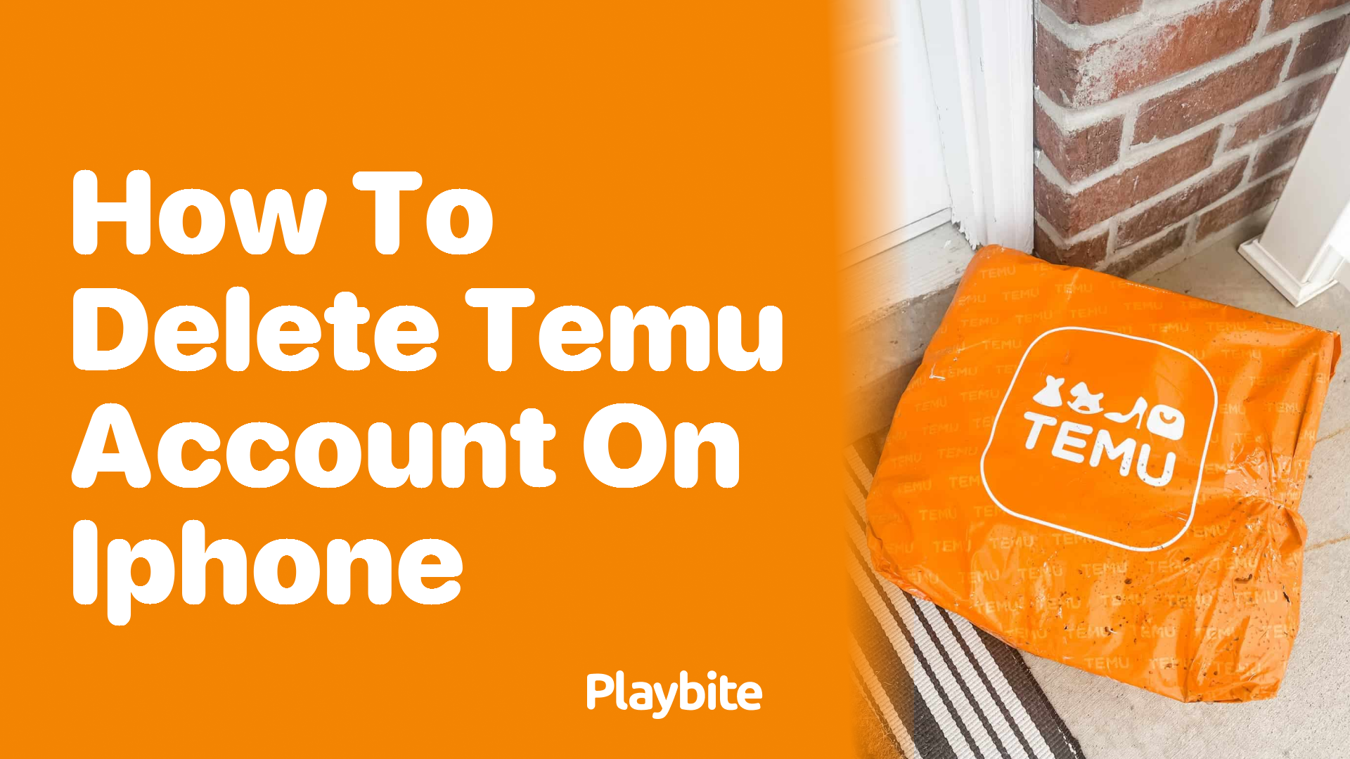 How to Delete Your Temu Account on iPhone