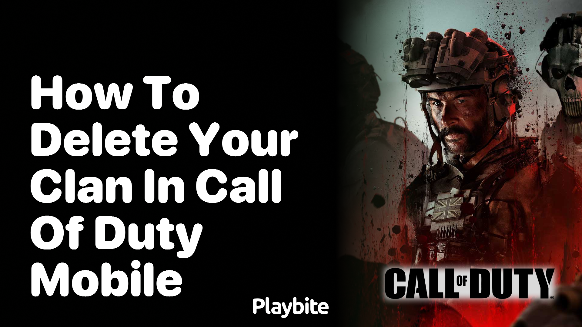 How to Delete Your Clan in Call of Duty Mobile
