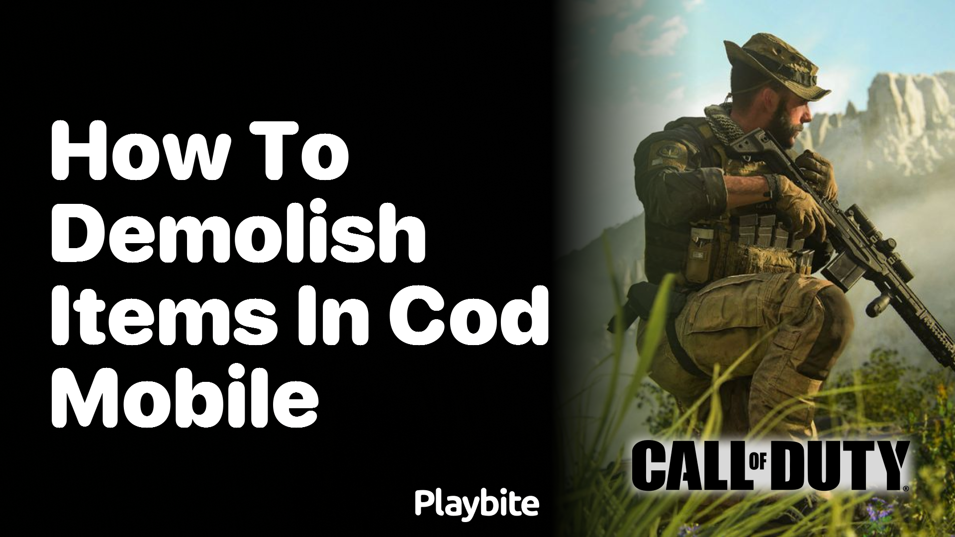 How to Demolish Items in COD Mobile: A Quick Guide