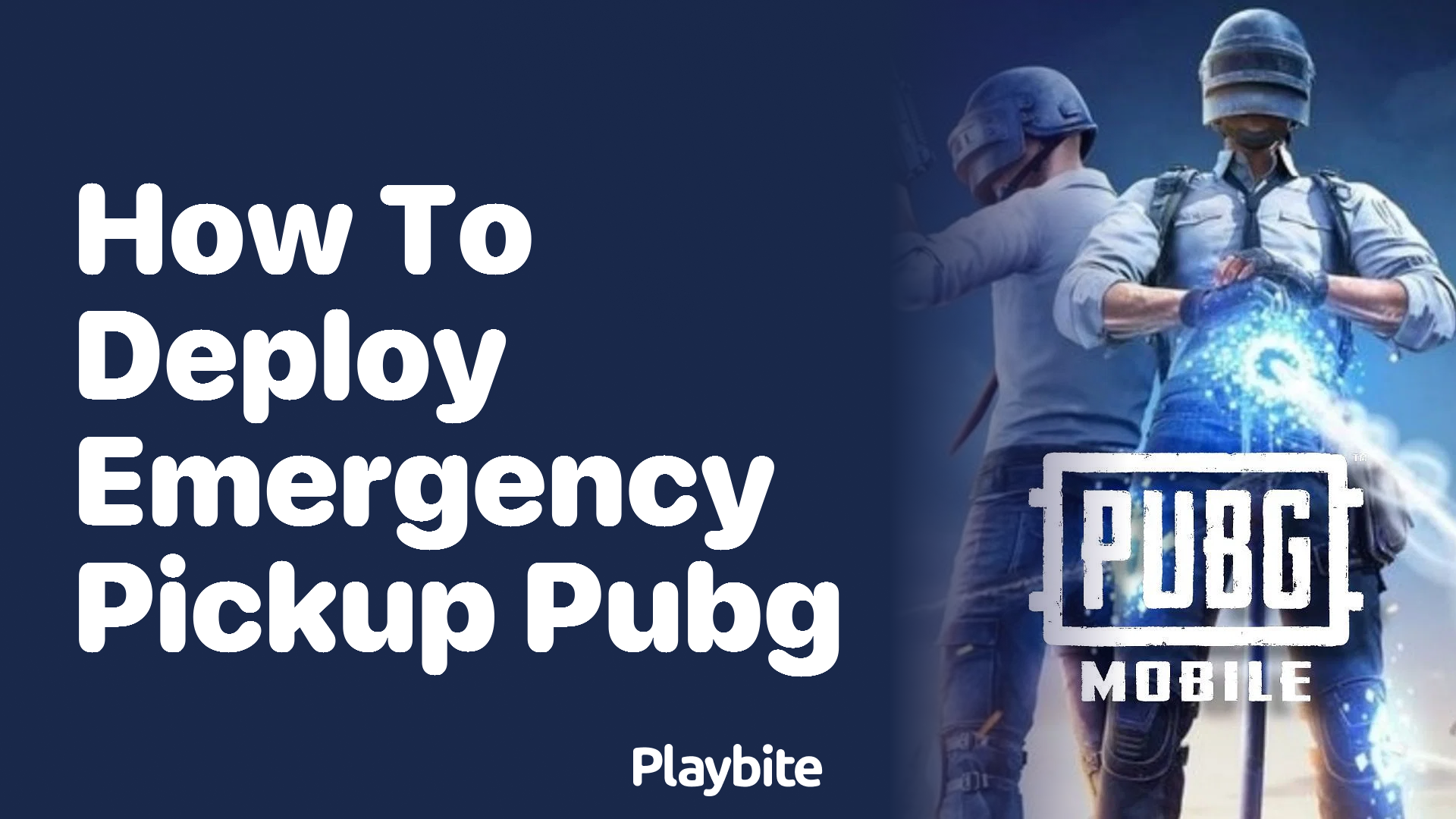 How to Deploy Emergency Pickup in PUBG Mobile
