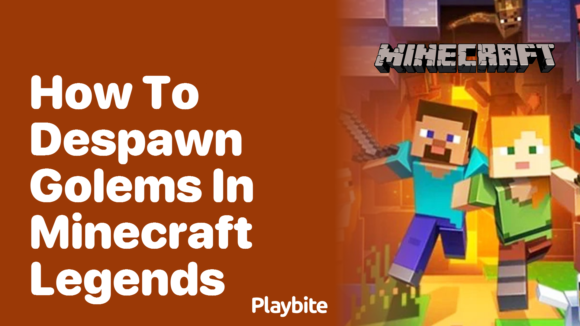 How to Despawn Golems in Minecraft Legends