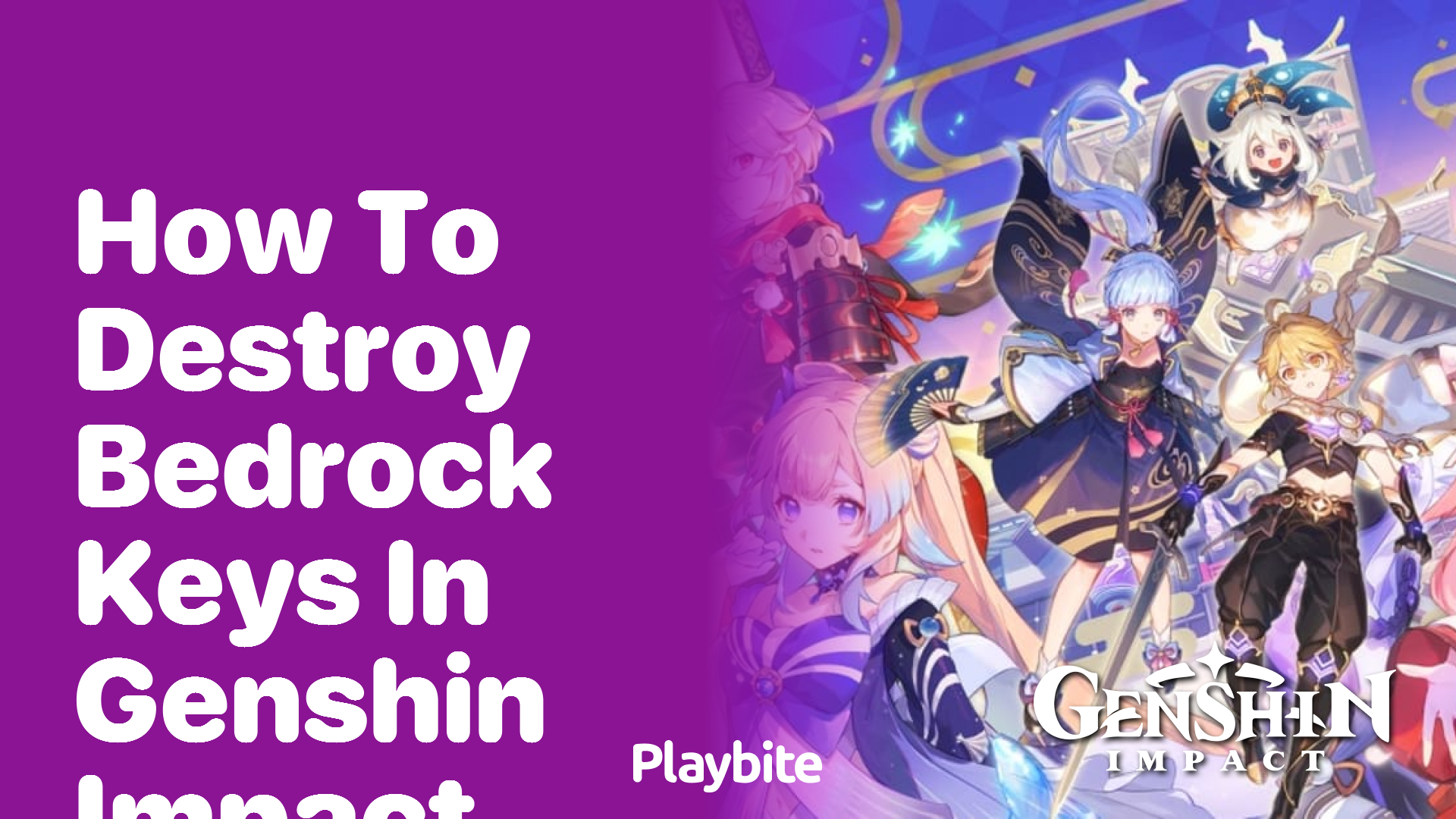 How to Destroy Bedrock Keys in Genshin Impact