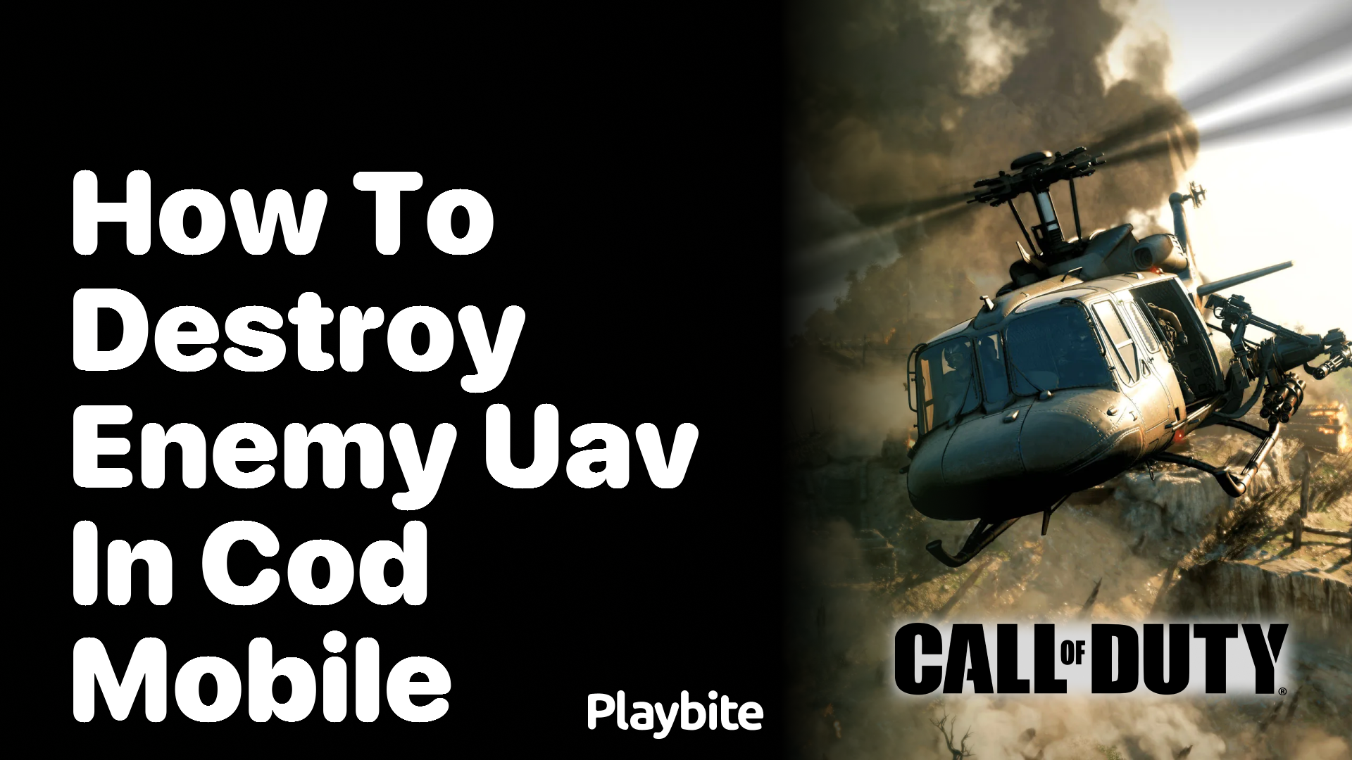 How to Destroy Enemy UAV in COD Mobile