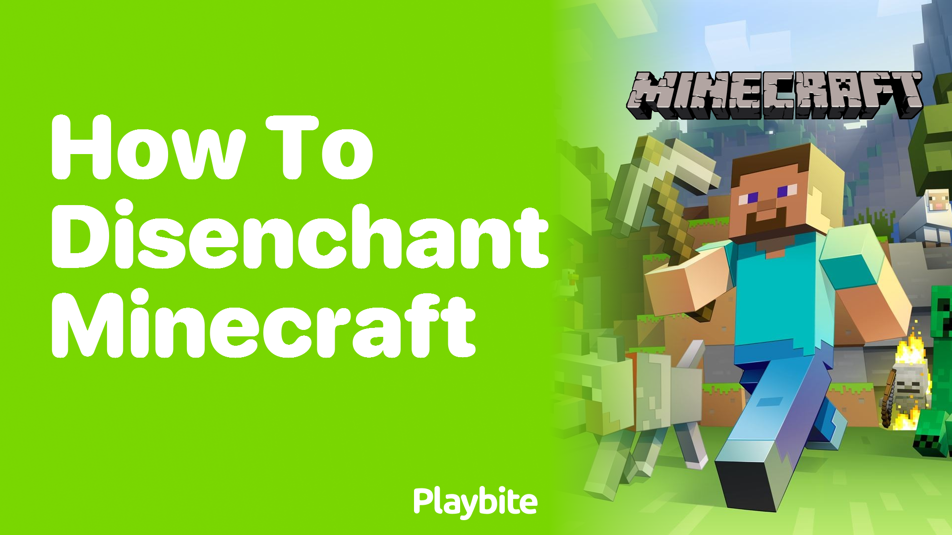 How to Disenchant Items in Minecraft