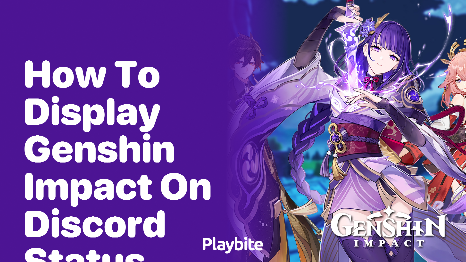 How to Display Genshin Impact on Discord Status